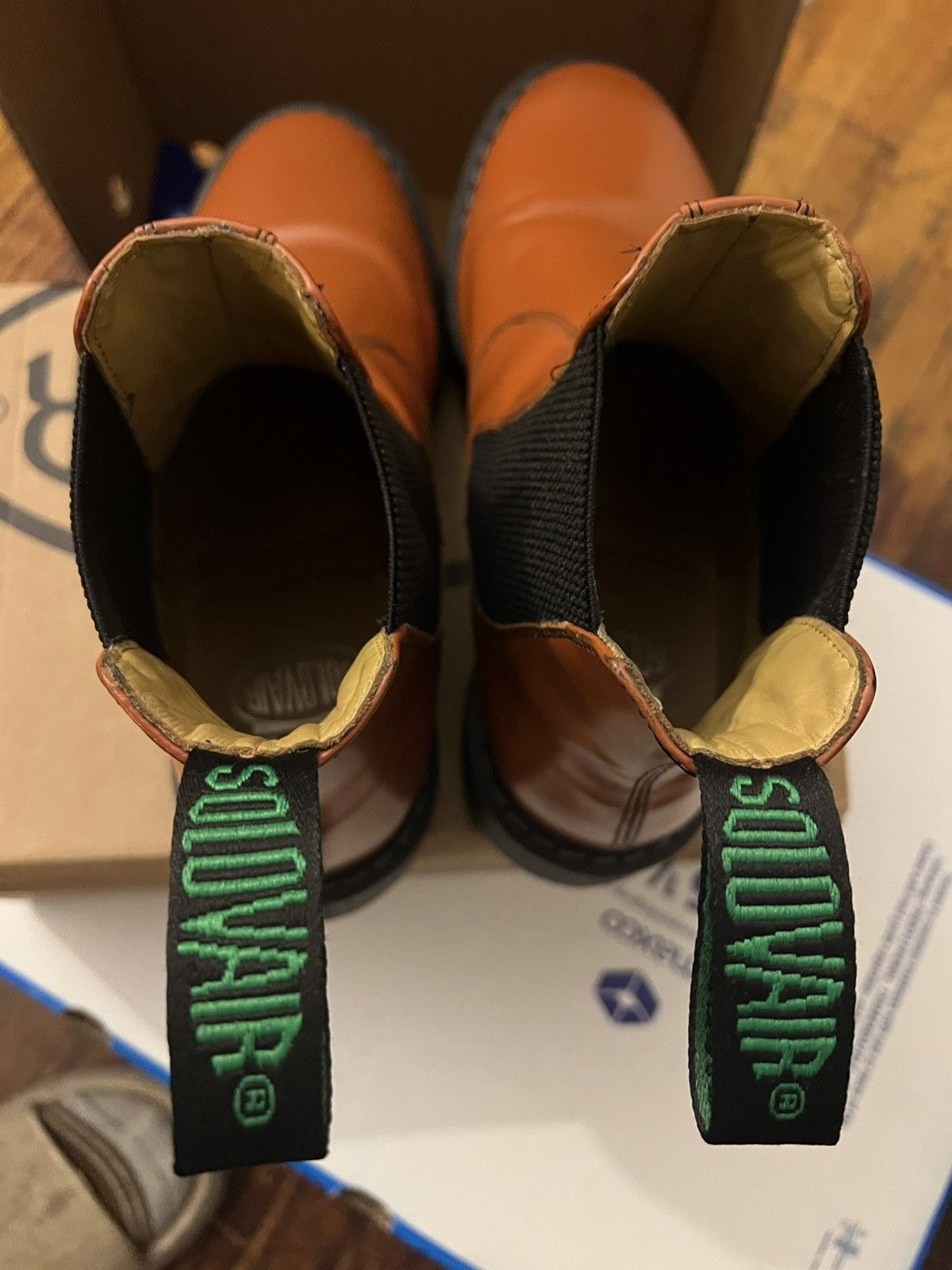 Solovair Tan Hi-Shine Dealer Boot Size US 10 / EU 43 - 7 Thumbnail