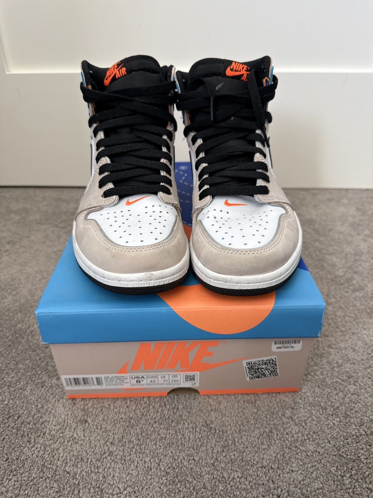 Nike Nike Air Jordan 1 Retro High OG Prototype Size US 8.5 / EU 41-42 - 5 Thumbnail