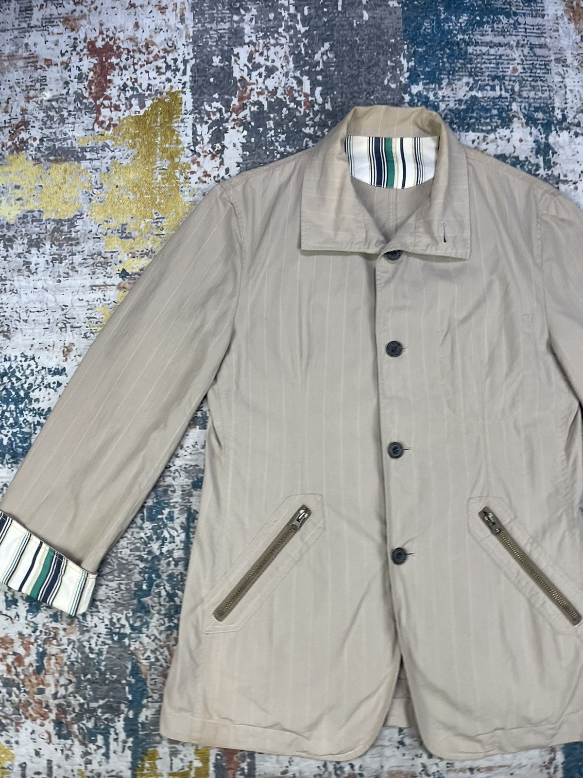 PPFM PPFM Pinstripes Single Breasted Sport Jacket Size US M / EU 48-50 / 2 - 4 Thumbnail