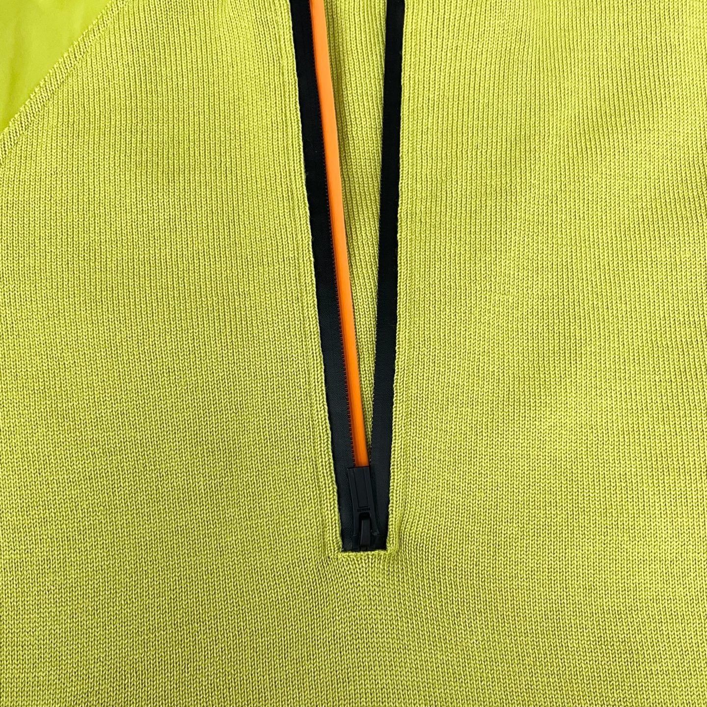 Hermes Hermes Lemon Yellow Knit Wool Zip Hoodie Size US XXL / EU 58 / 5 - 4 Thumbnail