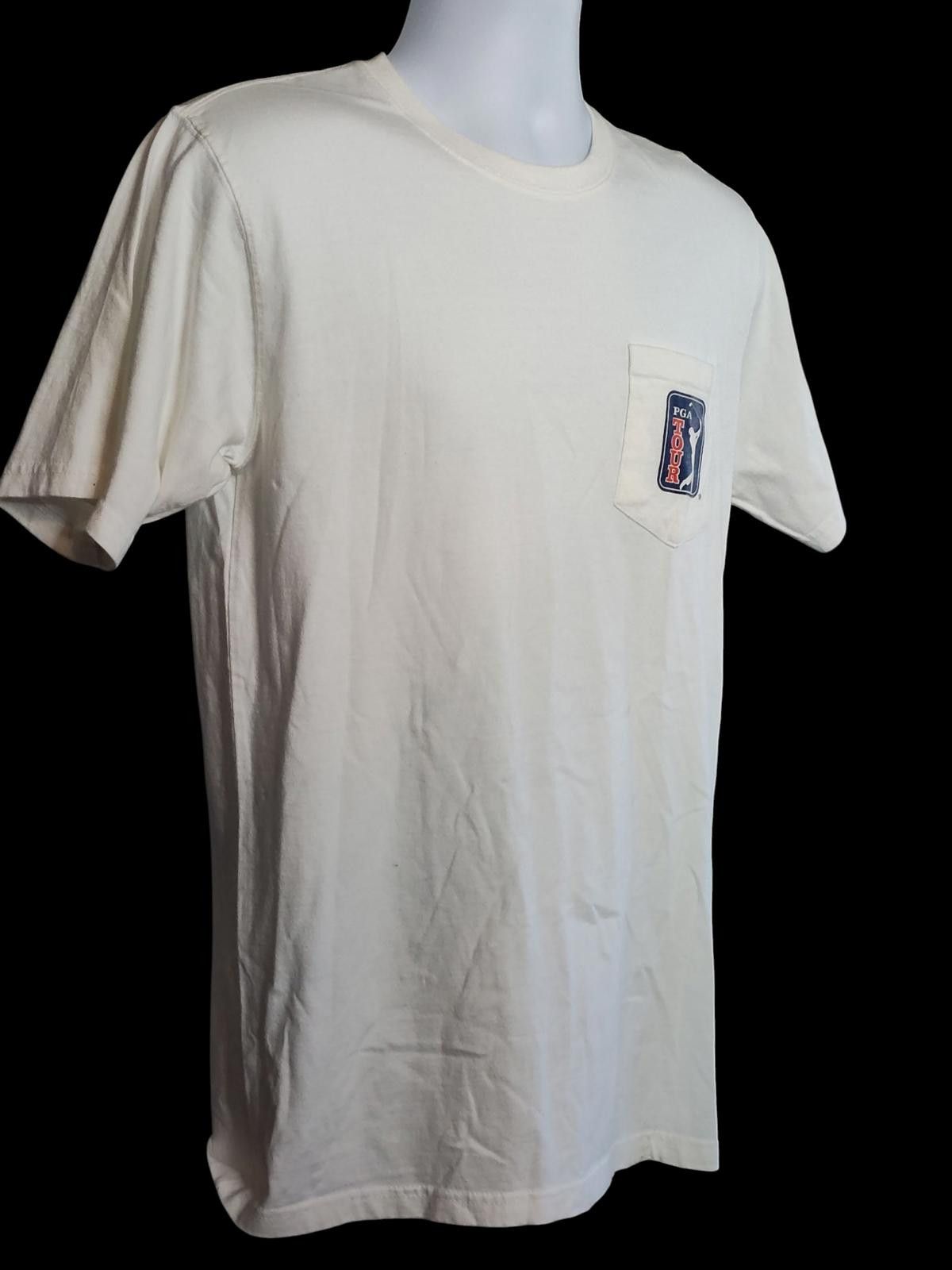 PGA Tour PGA Tour White Pocket Logo T-Shirt Size US M / EU 48-50 / 2 - 5 Thumbnail