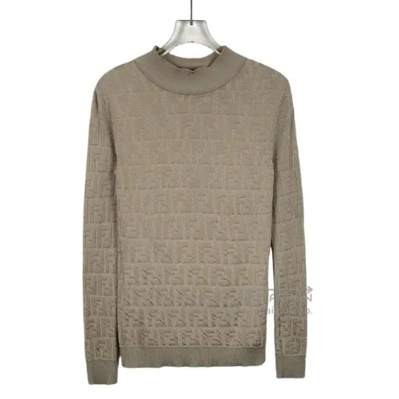 Fendi Fendi Men's Khaki Knitted Sweater Size S . Size US S / EU 44-46 / 1 - 1 Thumbnail