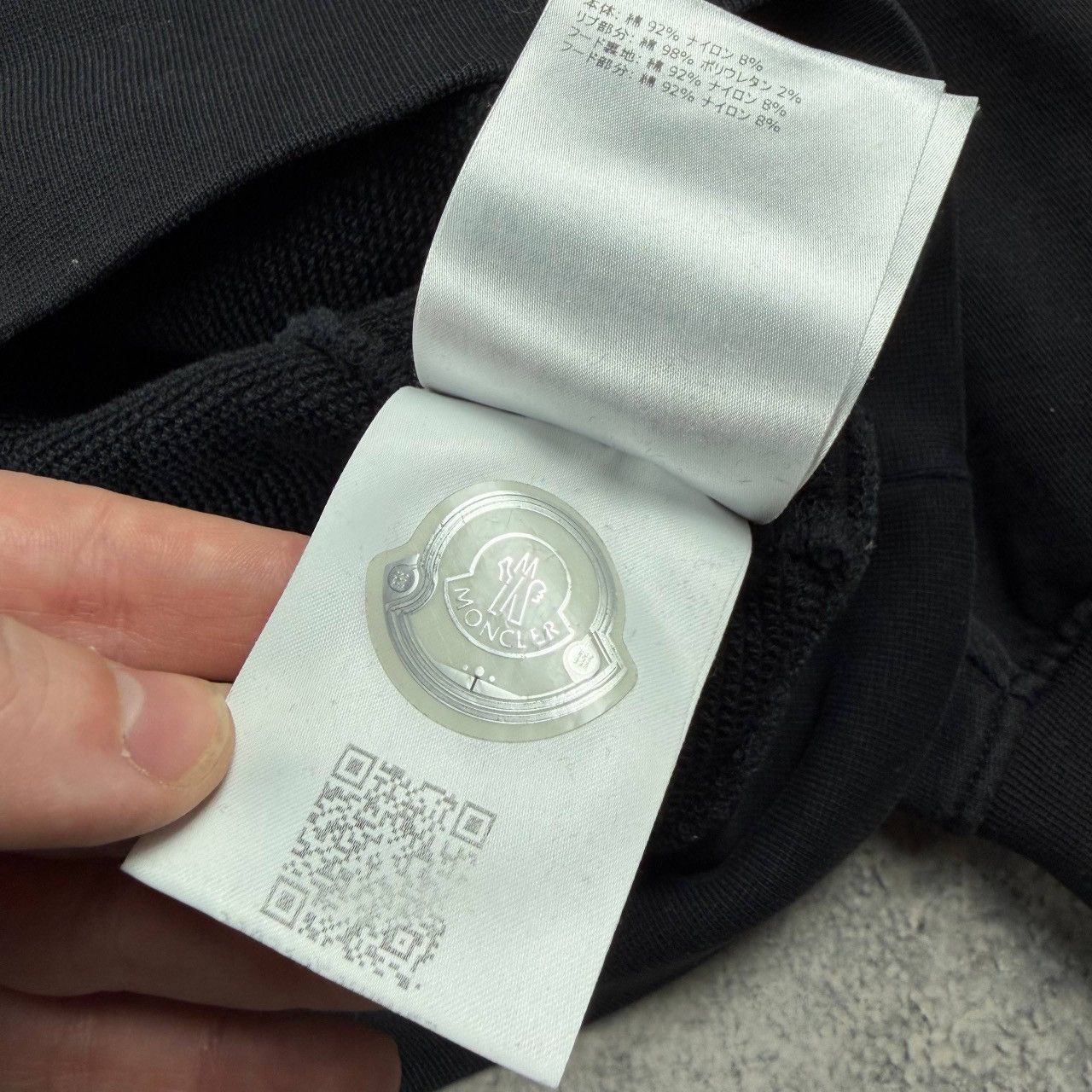 Moncler Black Moncler hoodie Size US S / EU 44-46 / 1 - 10 Thumbnail