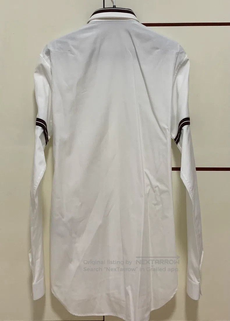 Dior Dior size 39 White Cuff Ribbon Shirt Size US L / EU 52-54 / 3 - 2 Thumbnail