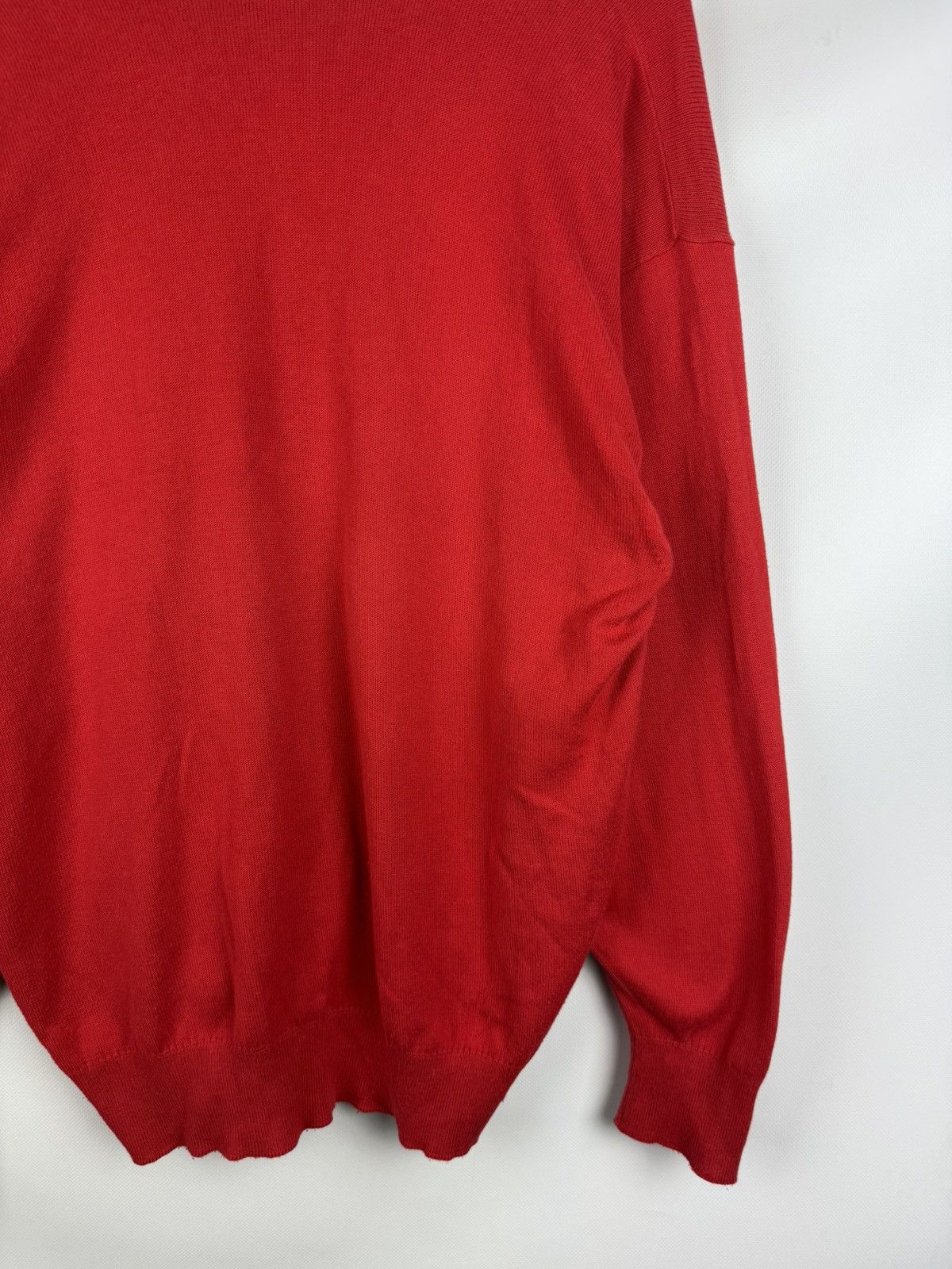 Burberry × Vintage Burberrys Vintage Men’s V-neck Cotton Sweater Pullover Size US XL / EU 56 / 4 - 17 Thumbnail