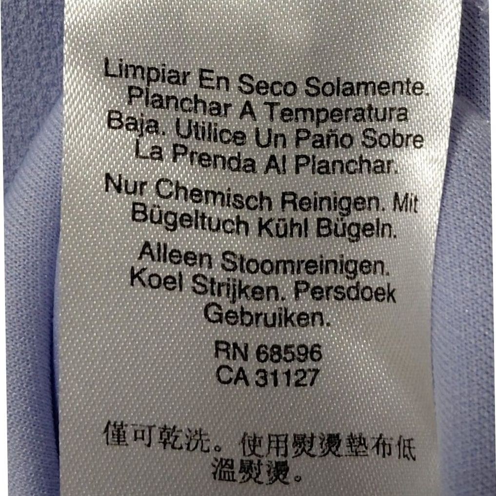 DKNY DKNY Sheath Dress Women Size 2 Light Blue Solid Knee Length 3/4 Sleeve Size XS / US 0-2 / IT 36-38 - 6 Thumbnail