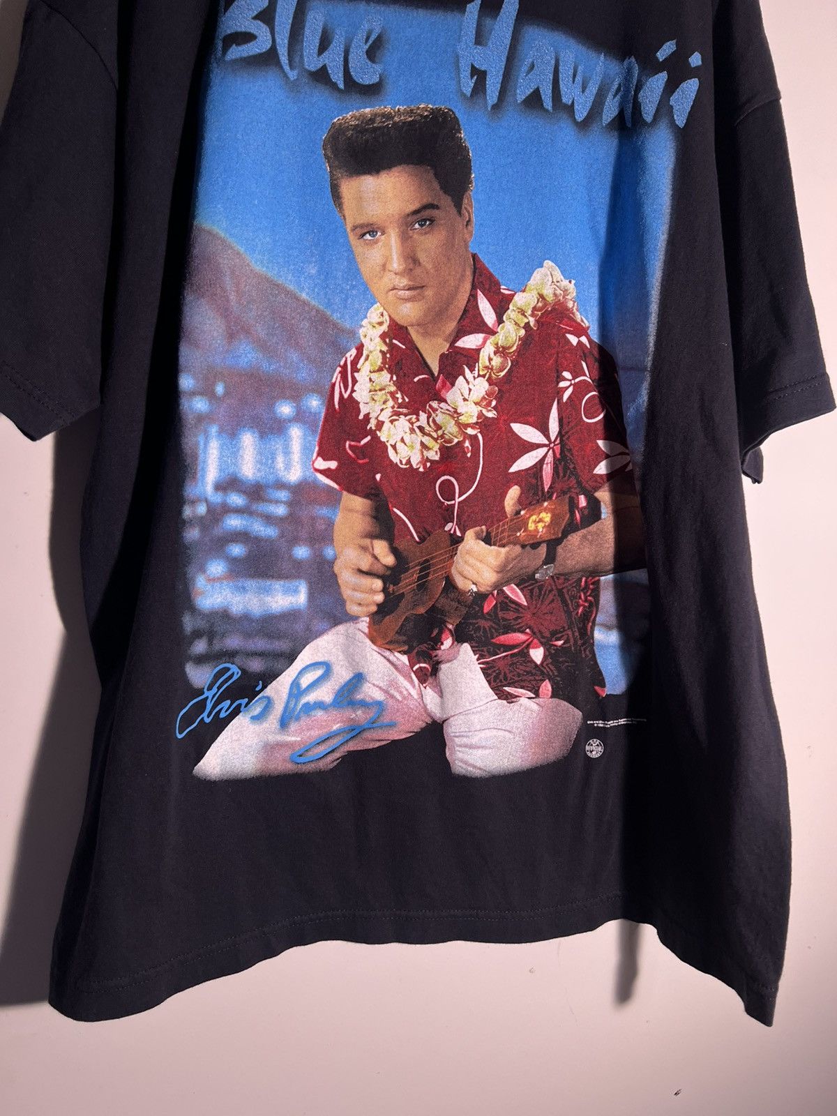 Vintage 90’s VTG Vintage Elvis Presley Blue Hawaii Retro Rock Shirt Size US XL / EU 56 / 4 - 3 Thumbnail