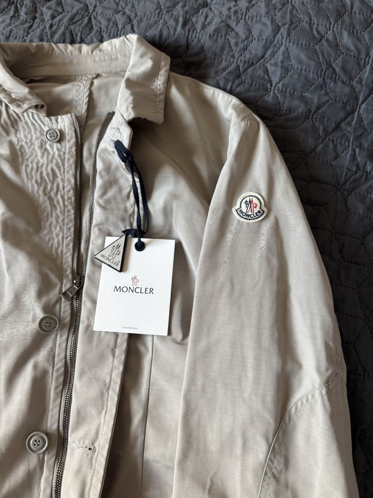 Moncler NWT Moncler Leopold Giacca Nylon Blazer Jacket Size US L / EU 52-54 / 3 - 3 Thumbnail