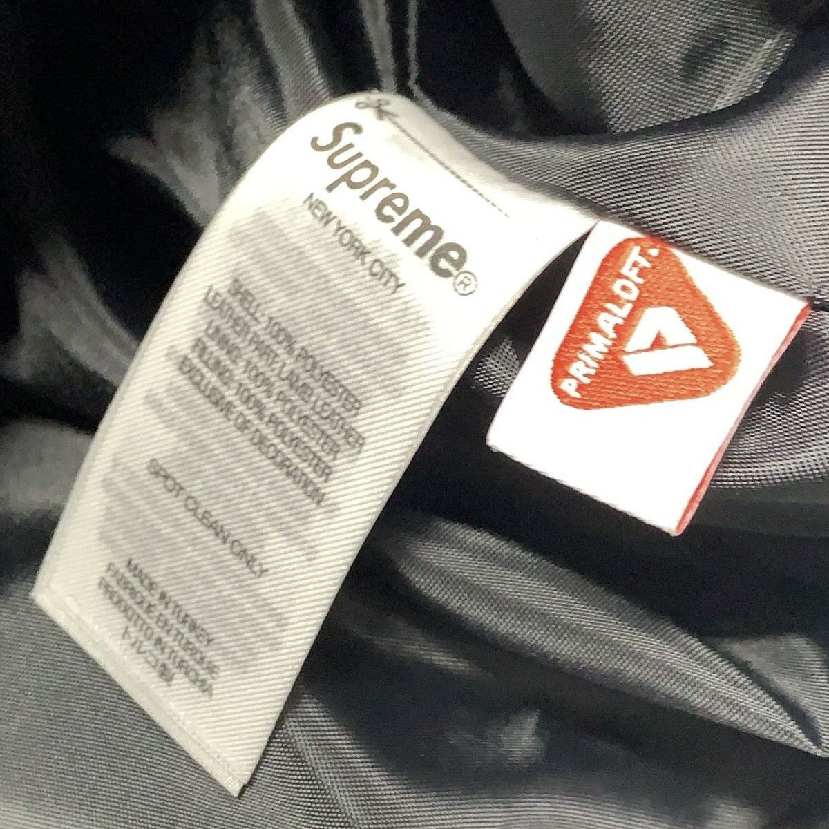 Supreme Supreme FW25 Leather Yoke Puffer Jacket Size US S / EU 44-46 / 1 - 5 Thumbnail