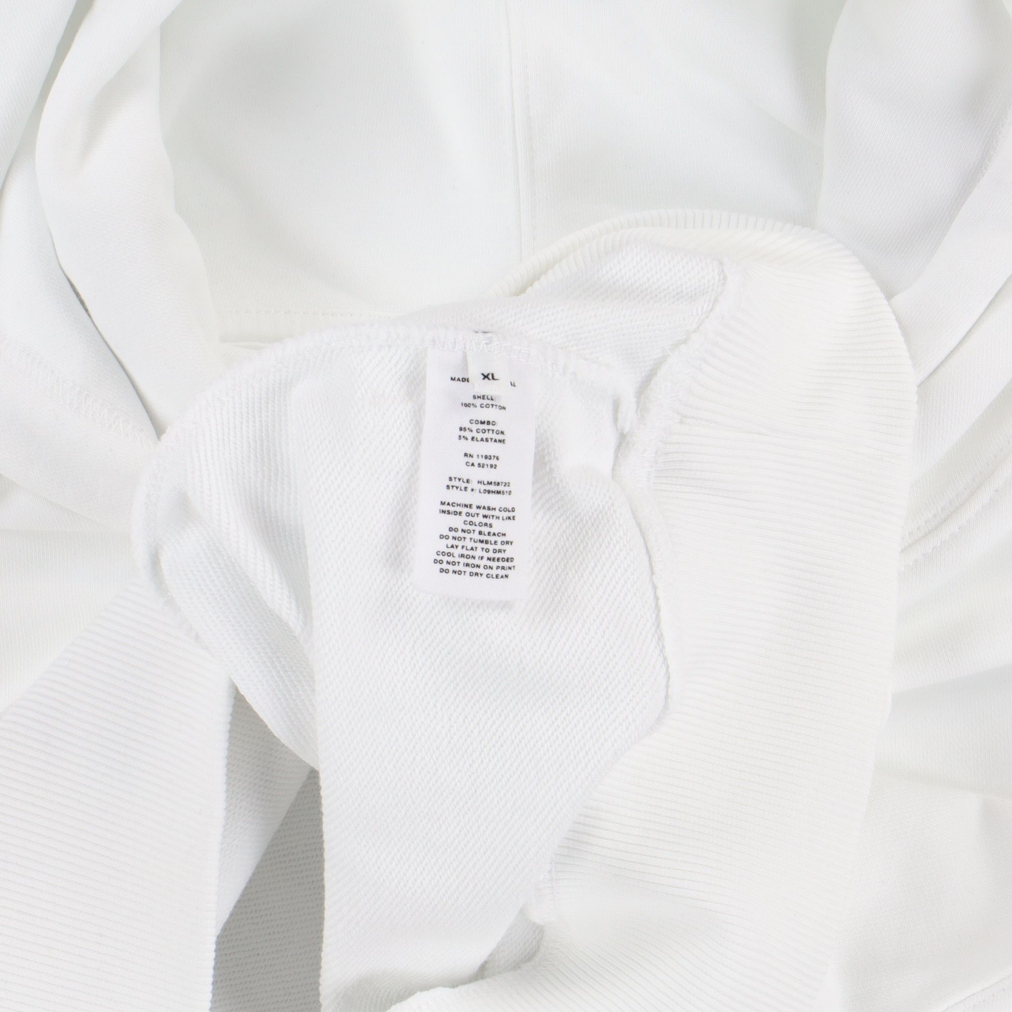 Helmut Lang White Box Logo Hoodie Size XL / US 12-14 / IT 48-50 - 9 Thumbnail