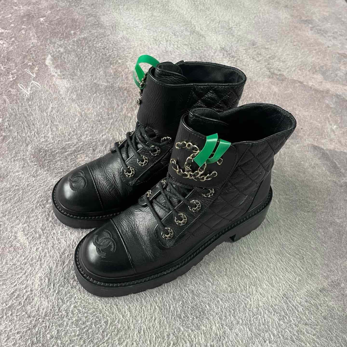 Chanel Chanel Black Boots 36 Women Size US 6 / IT 36 - 1 Thumbnail