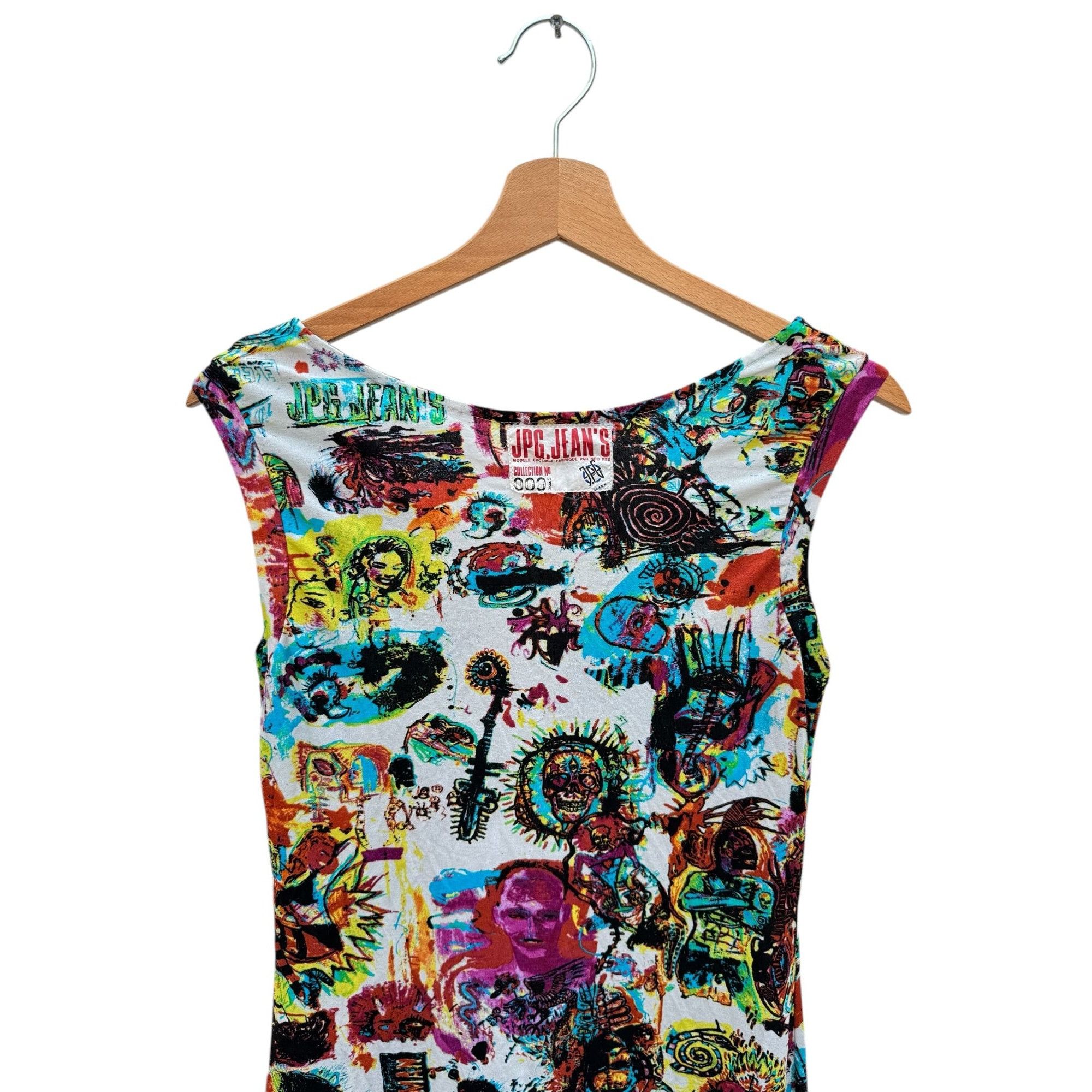 Jean Paul Gaultier 1990s Long Mesh Dress – Basquiat-Style Size M / US 6-8 / IT 42-44 - 5 Thumbnail