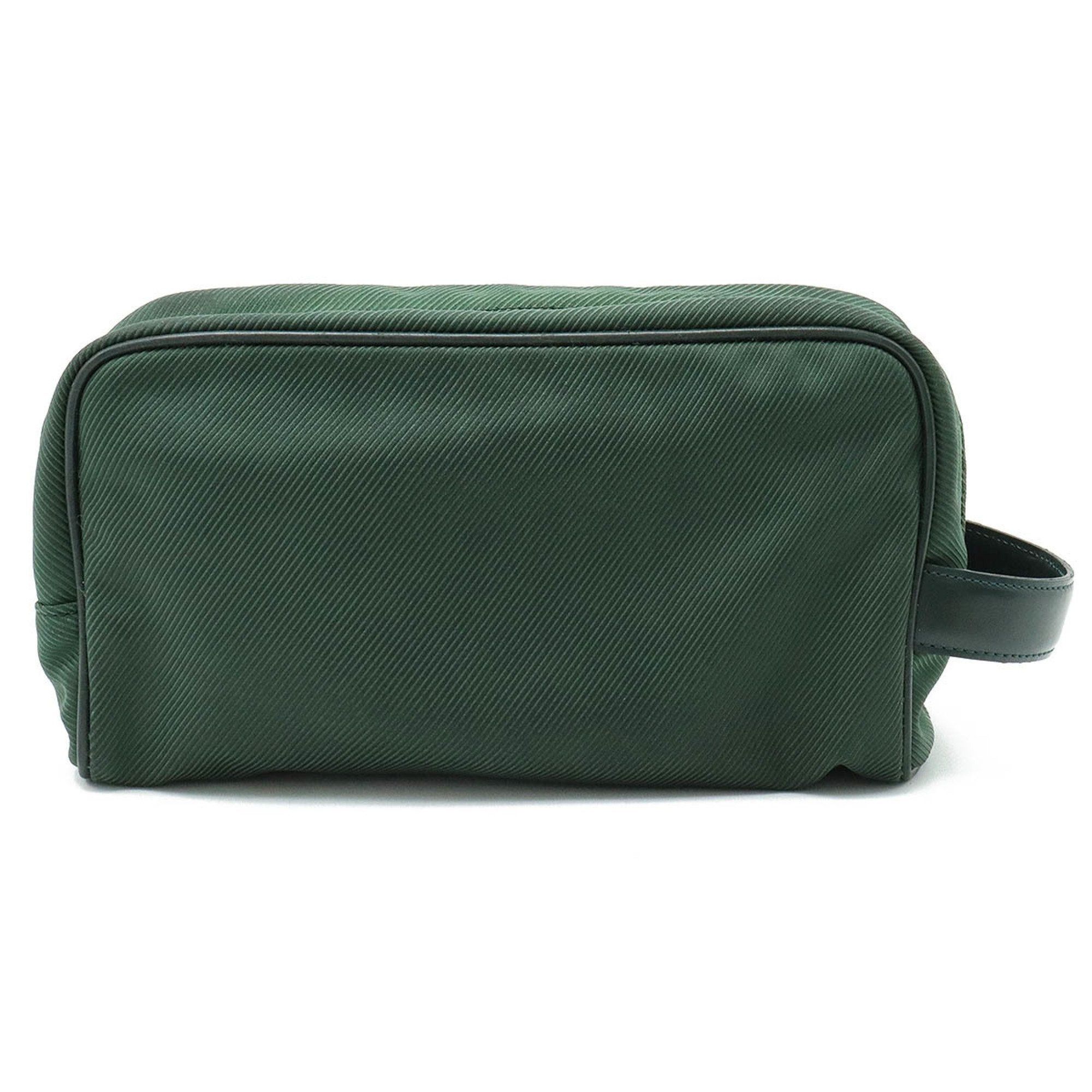 image of Louis Vuitton Taiga Parana Second Bag Handbag Canvas Leather Epicea Dark Green M30754, Women's