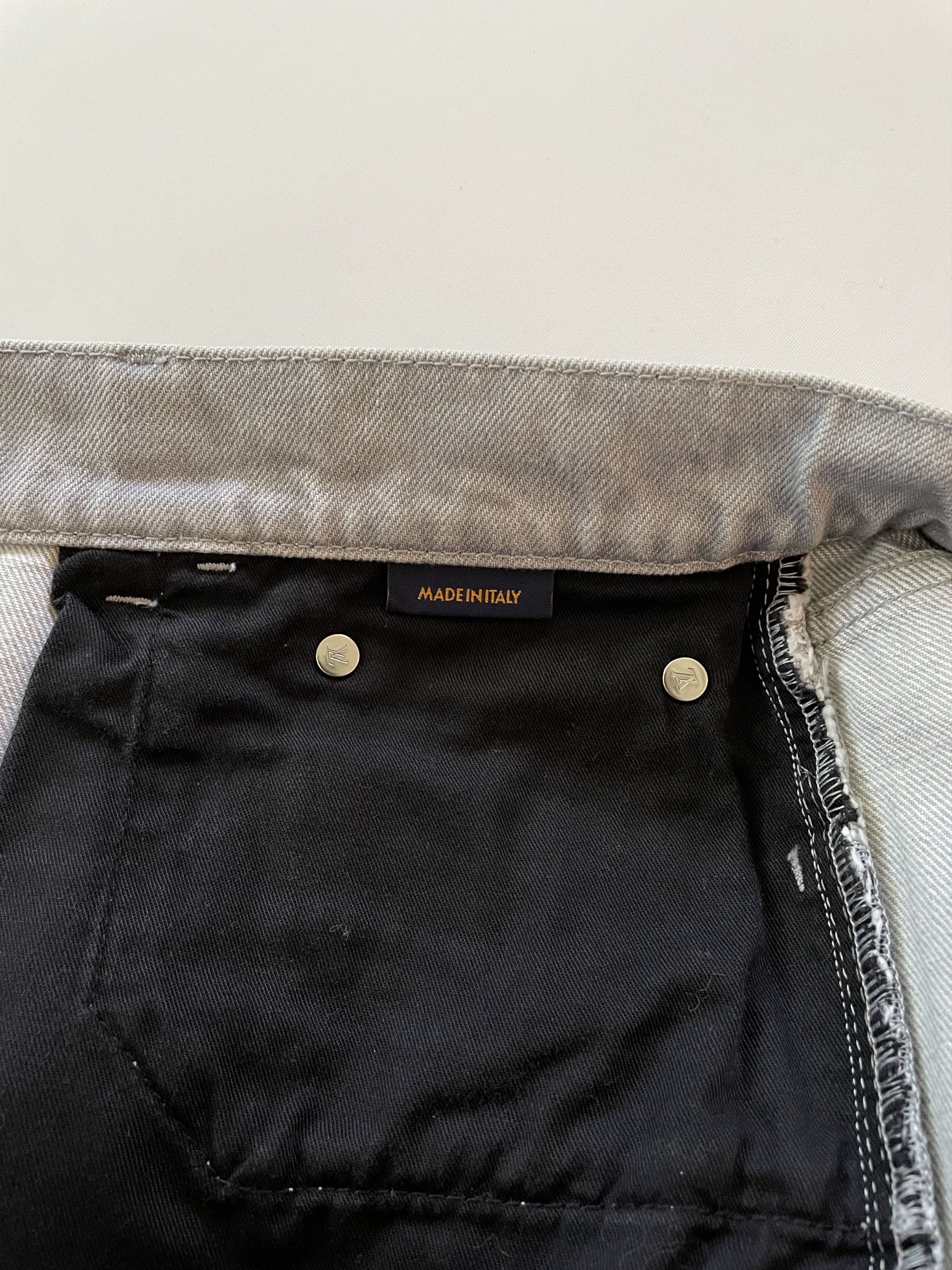 Louis Vuitton Virgil Abloh Era Slim Denim Size US 32 / EU 48 - 10 Thumbnail