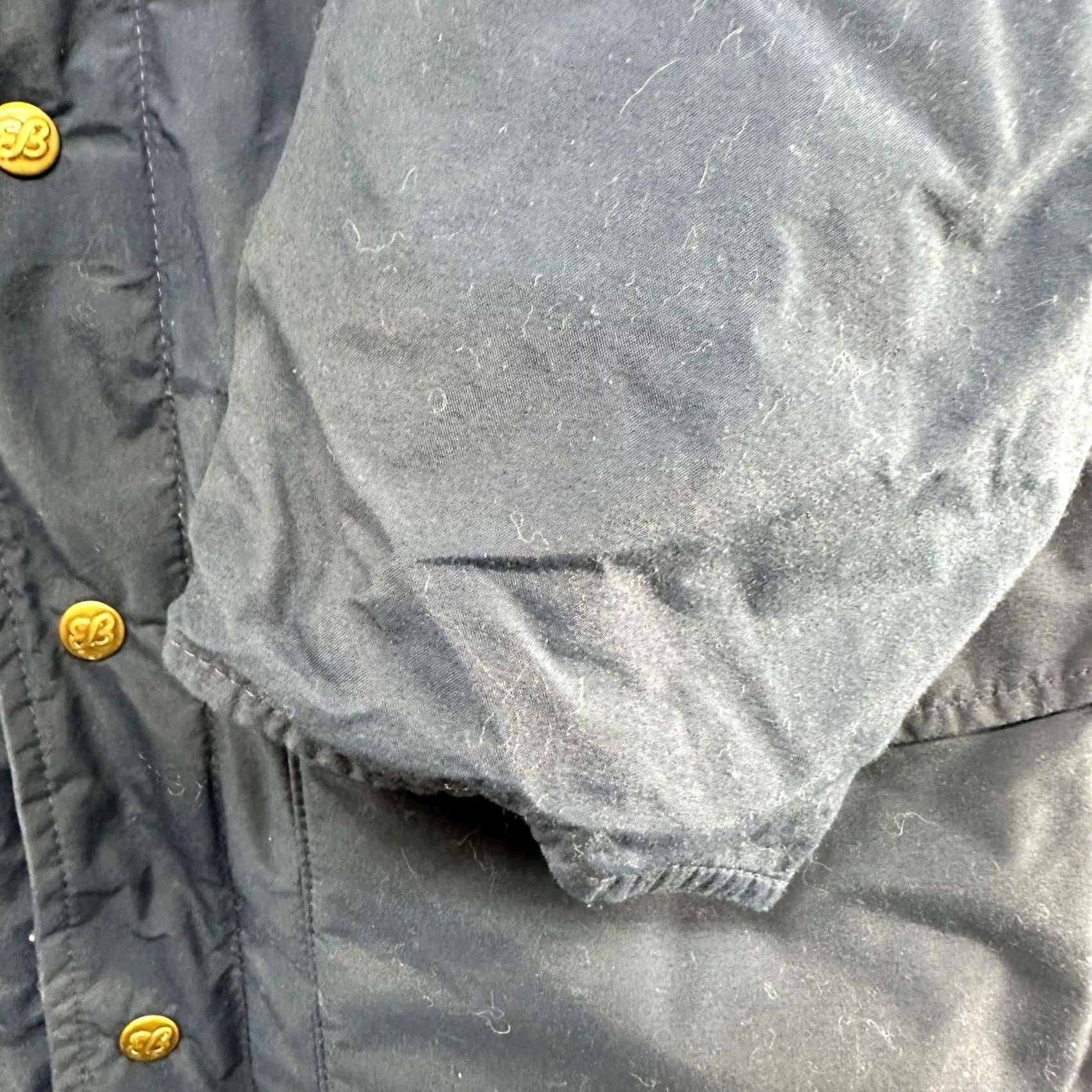 Eddie Bauer VINTAGE Eddie Bauer Jacket Mens L Blue Puffer Down Goretex 90s Weatherproof Zip Snap Quilted Canvas Windproof Exterior Size US L / EU 52-54 / 3 - 6 Thumbnail
