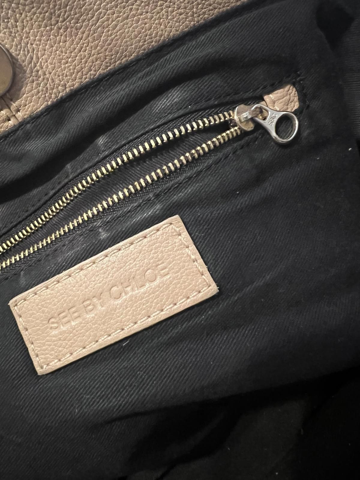 Other See by Chloé Beige Leather Tote Bag Size ONE SIZE - 11 Thumbnail