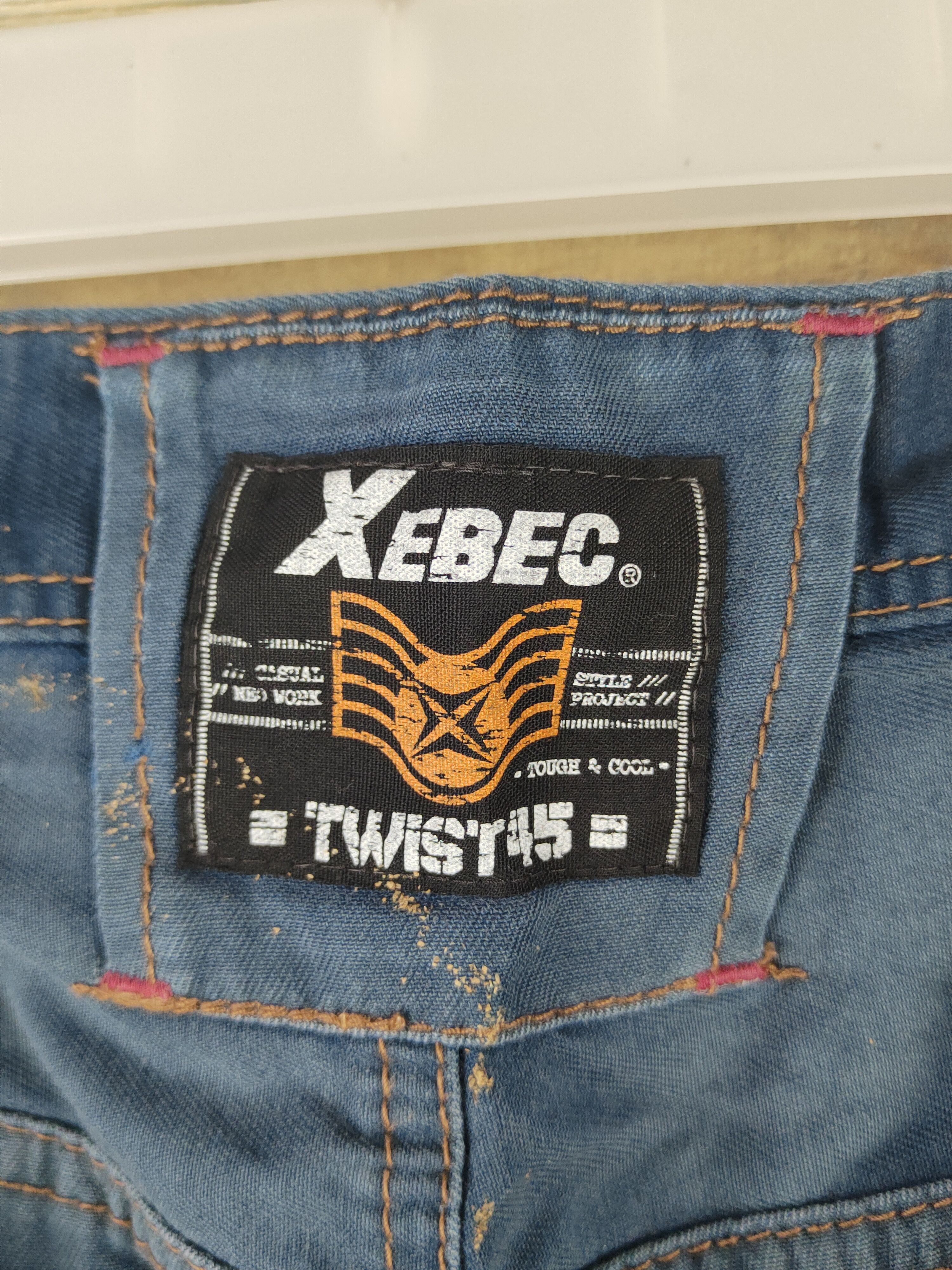 Japanese Brand DL Xebec Twist45 Blue Faded Multipocket Cargo Pants# 46-092 Size US 32 / EU 48 - 12 Thumbnail