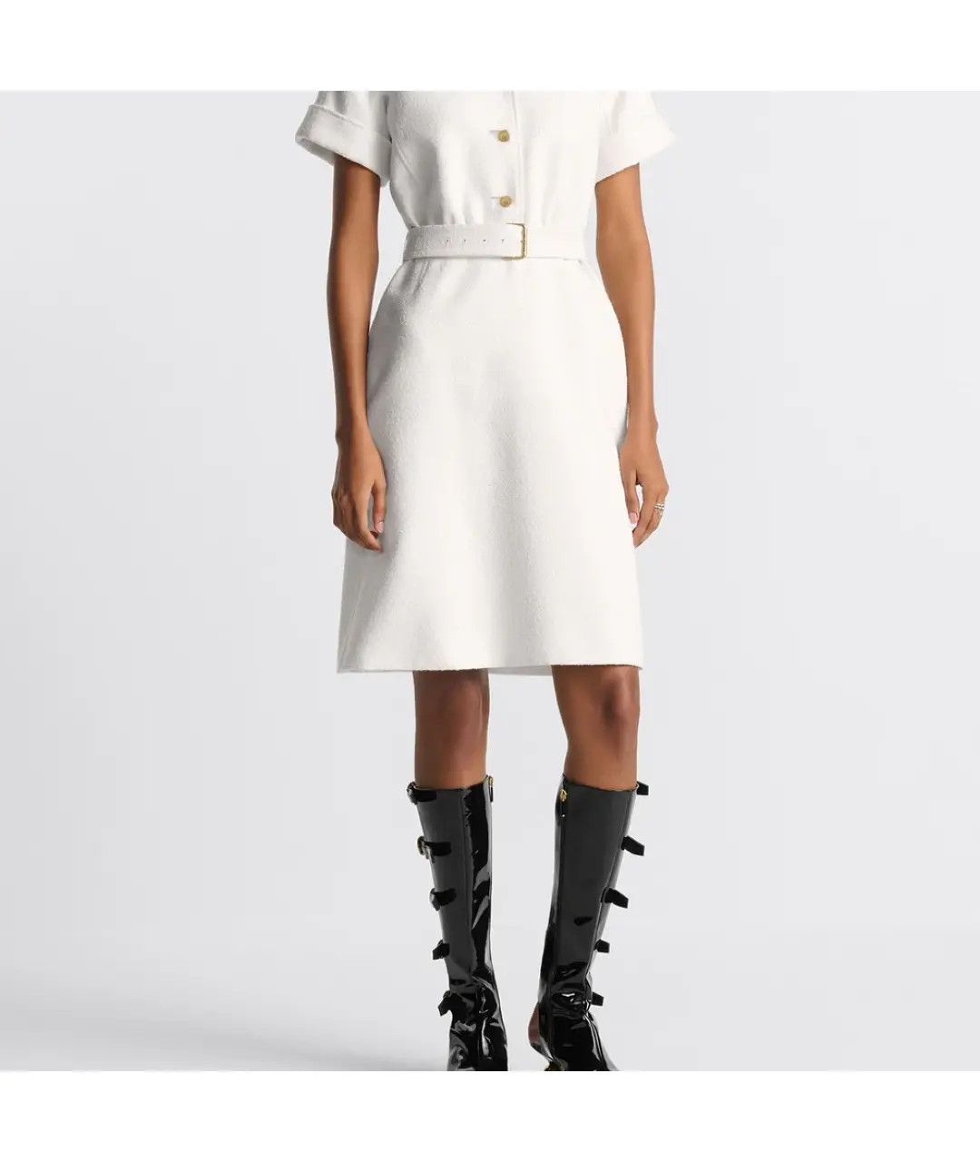Dior o1bcso1str0126 Dress in White Size L / US 10 / IT 46 - 3 Thumbnail