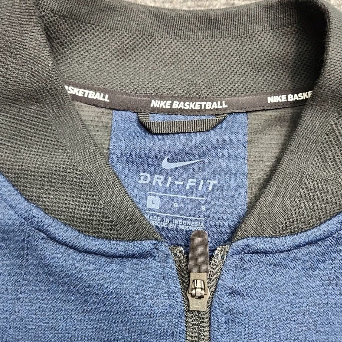 Nike Nike HYPER Elite Dry-Fit Jacket Mens Large Blue Basketball Full Zip Top Size US L / EU 52-54 / 3 - 3 Thumbnail