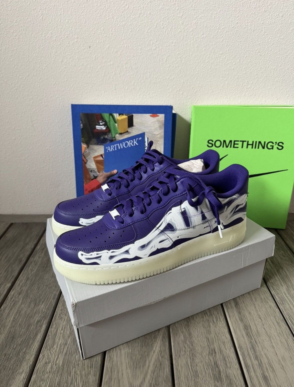 Nike Nike AF1 Low Skeleton Halloween 21’ Size US 13 / EU 46 - 1 Thumbnail