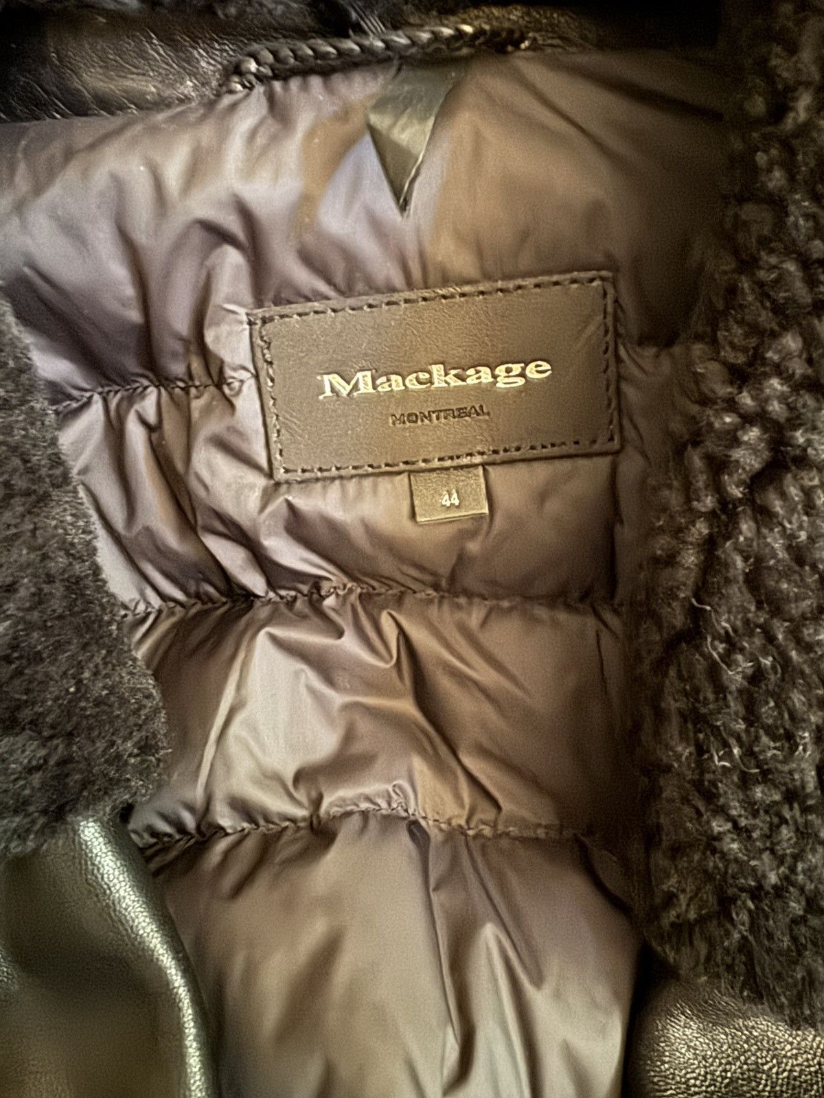 Mackage Mackage Leather Down Filled Jacket Size US L / EU 52-54 / 3 - 4 Thumbnail