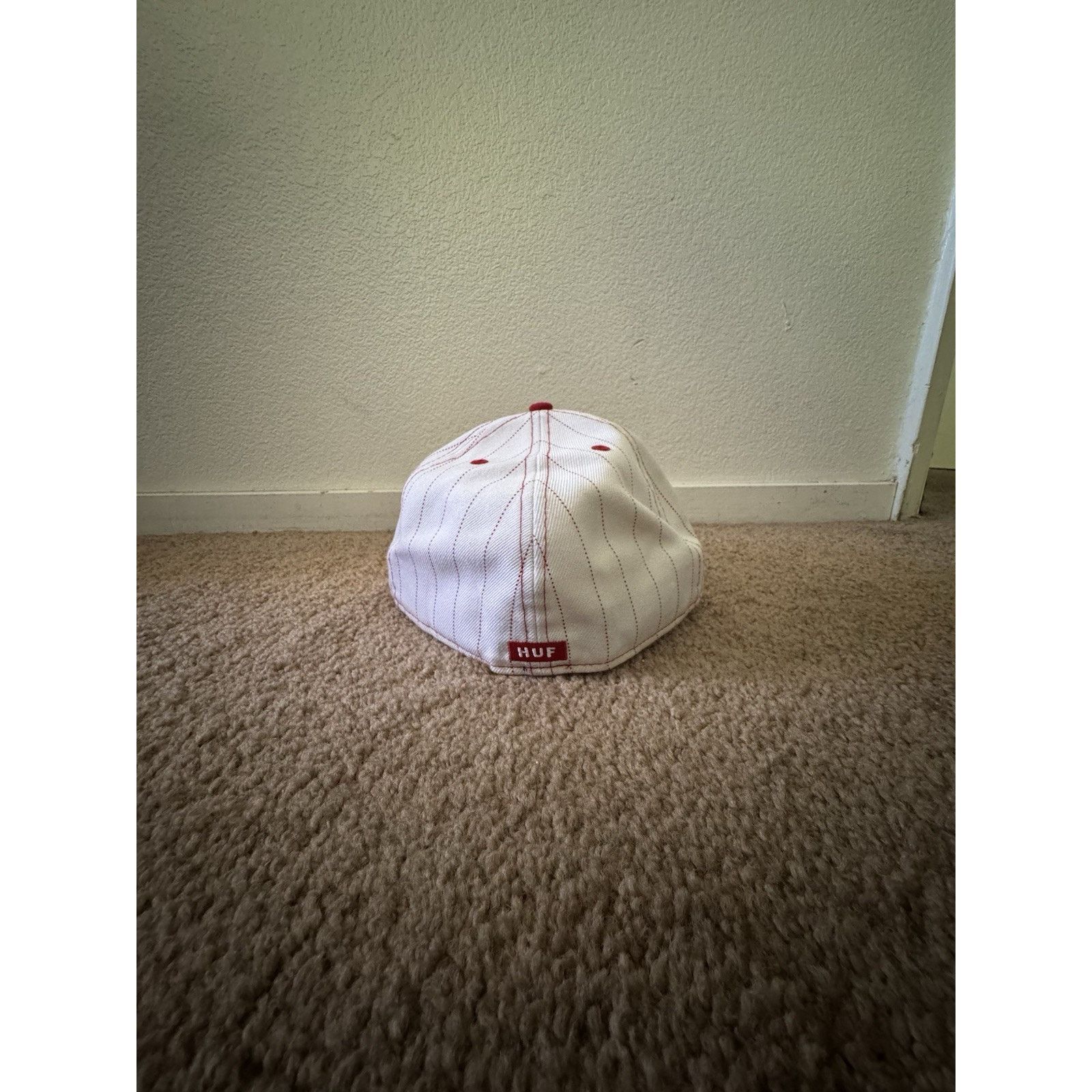 Huf Vtg Y2K 2009 Huf Skater Fitted Hat Size 7 5/8 Size ONE SIZE - 2 Thumbnail
