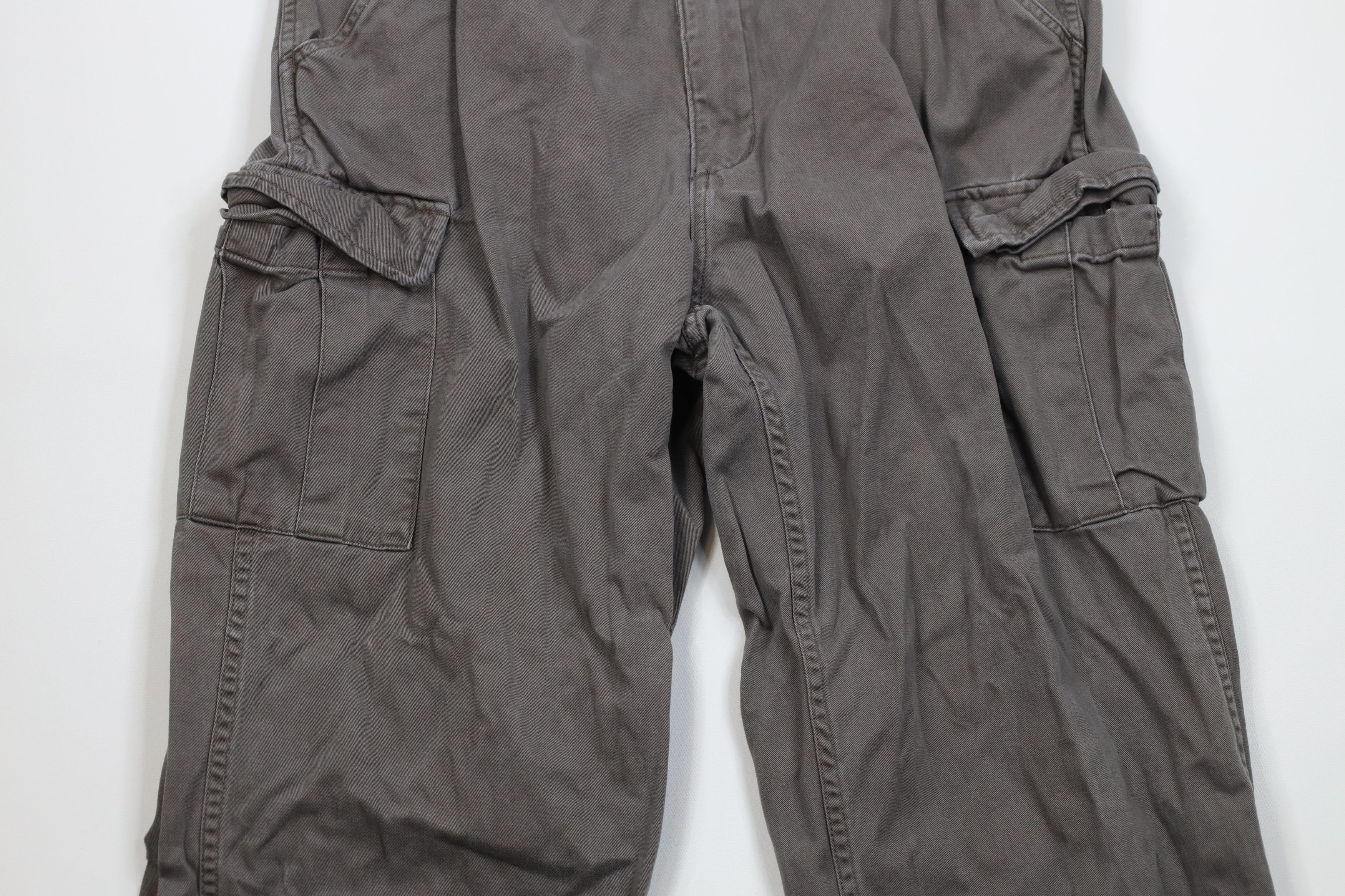 Cabelas Vintage Cabelas Baggy Relaxed Fit Wide Leg Cargo Pants Gray Size US 36 / EU 52 - 3 Thumbnail