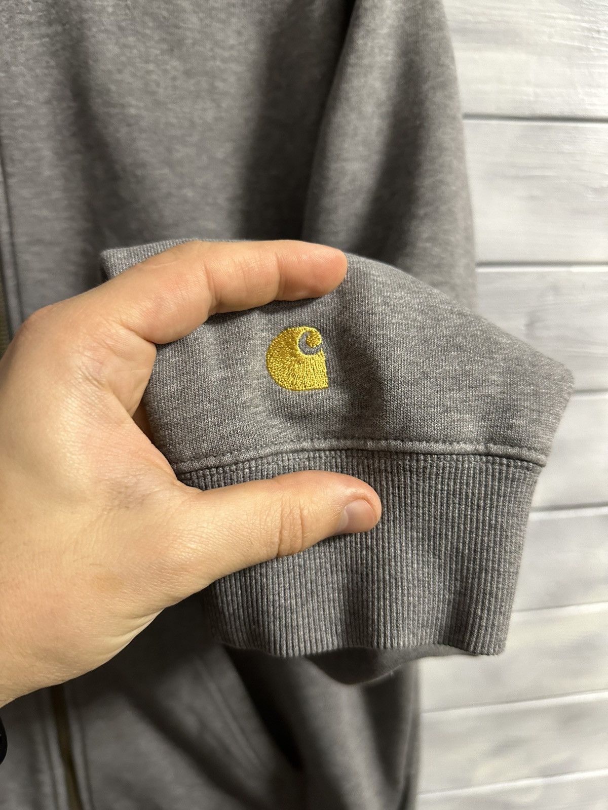 Carhartt Rare Zip Sweatshirt Carhartt Work In Progress. Y2K Size US M / EU 48-50 / 2 - 2 Thumbnail