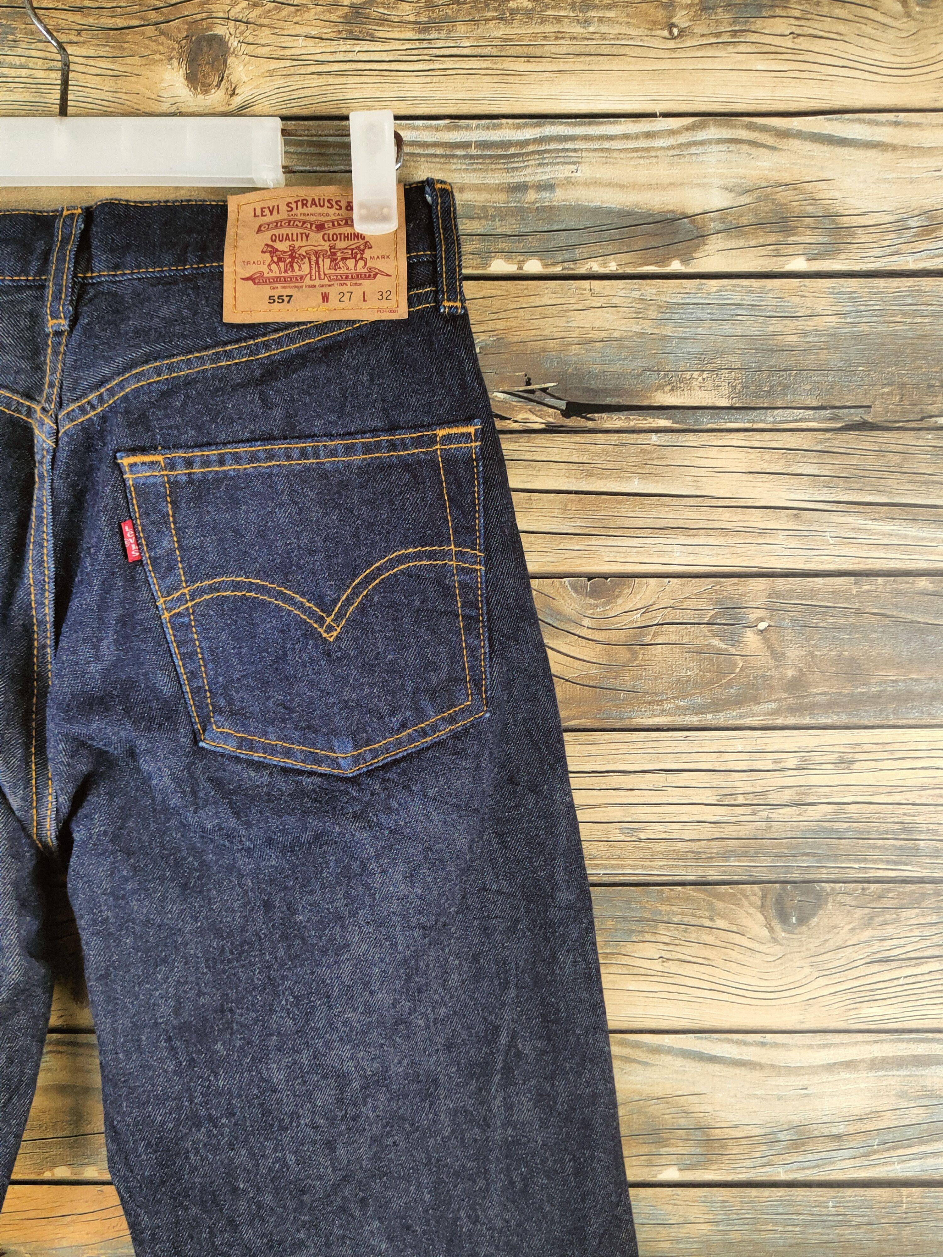 Levi's Levi's Dark Blue Distressed Ripped Jeans #S2814 Size US 27 - 11 Thumbnail