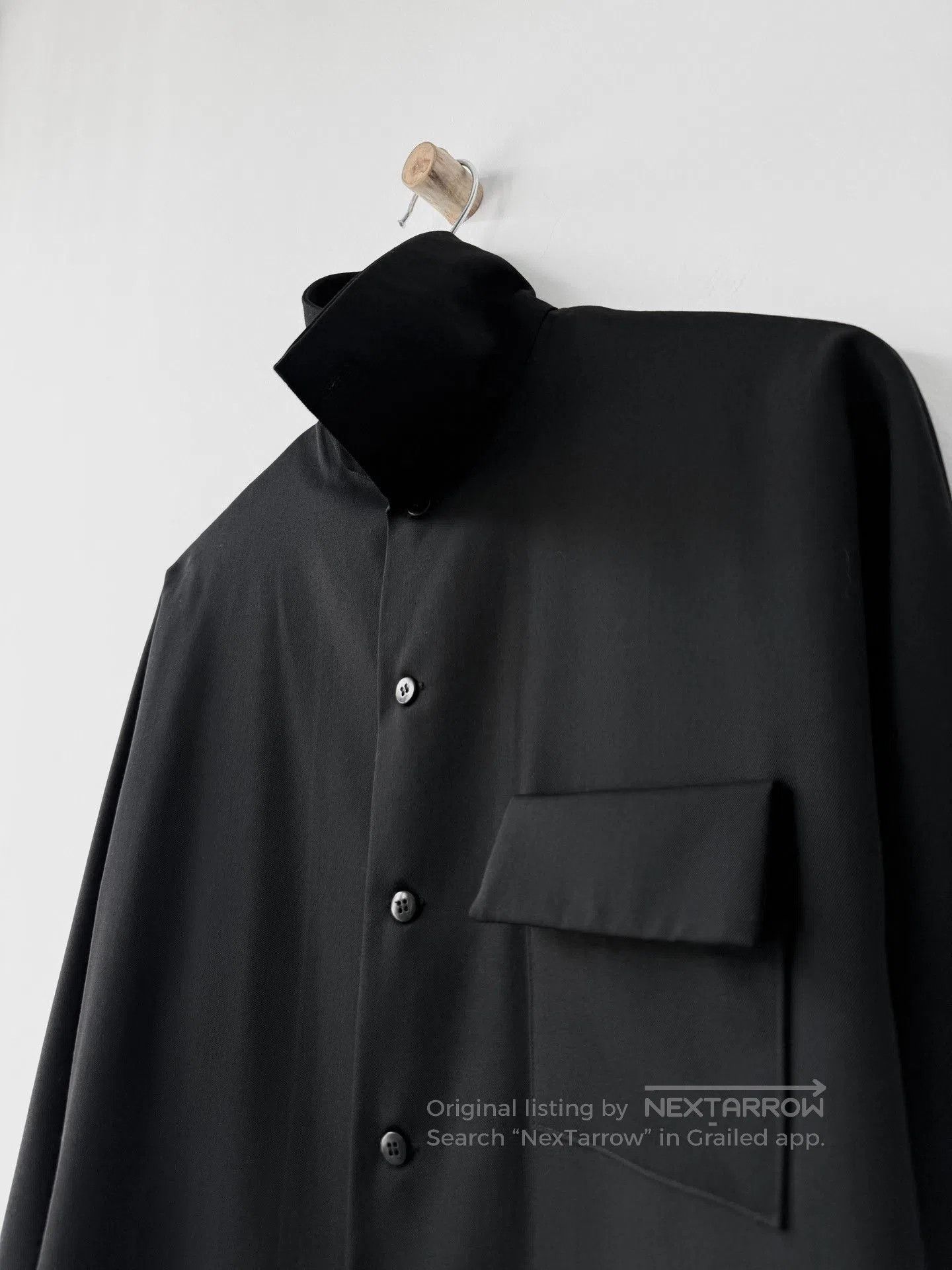 Yohji Yamamoto Yohji Yamamoto Y's 1998SS Wool Shirt Jacket. Size US M / EU 48-50 / 2 - 4 Thumbnail