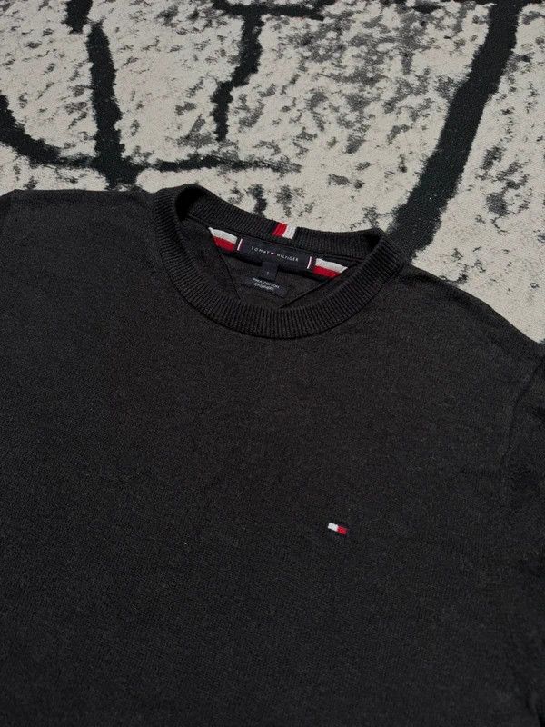 Tommy Hilfiger Tommy Hilfiger cashmere sweater gray logo S Size US S / EU 44-46 / 1 - 3 Thumbnail