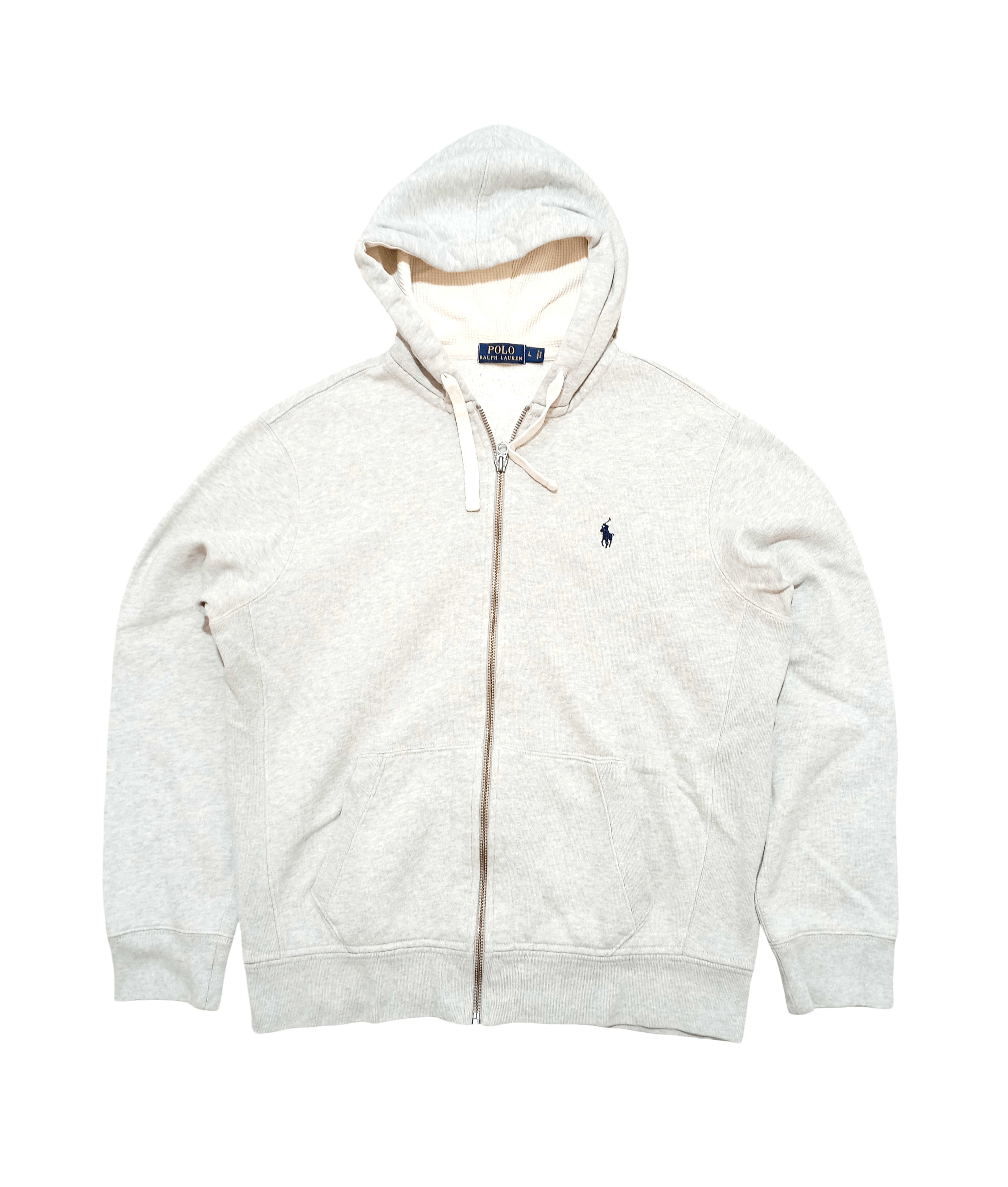 Polo Ralph Lauren Polo Ralph Lauren Grey Zip Up Hoodie Size US L / EU 52-54 / 3 - 1 Thumbnail