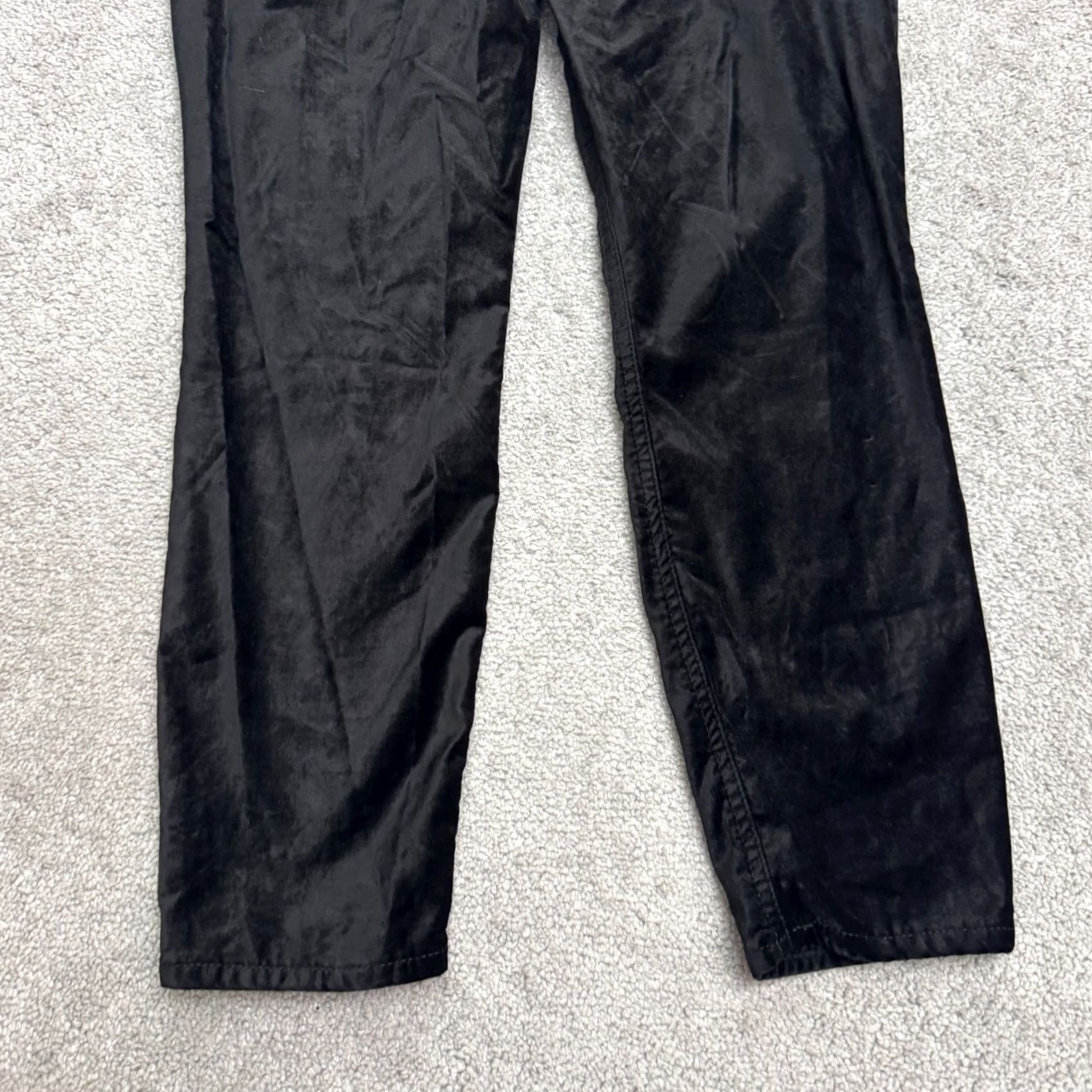7 For All Mankind 7 For All Mankind Velvet Skinny Ankle Pants Womens 8 Black High Rise Jeans & Pants Shoes? Size 30" / US 8 / IT 44 - 5 Thumbnail