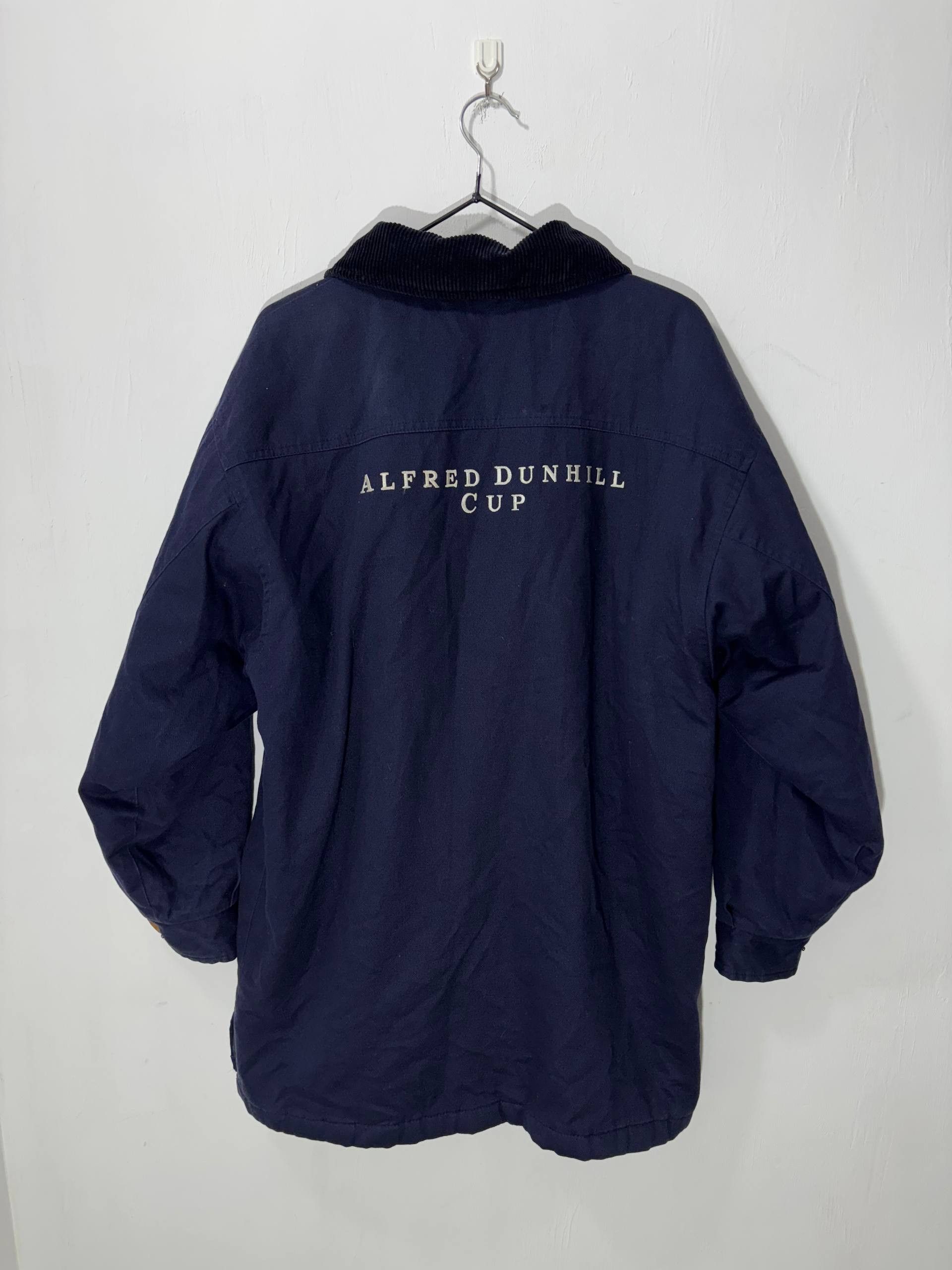 Alfred Dunhill Alfred Dunhill Cup Corduroy Collar Field Jacket Navy 40 L Size US M / EU 48-50 / 2 - 1 Thumbnail