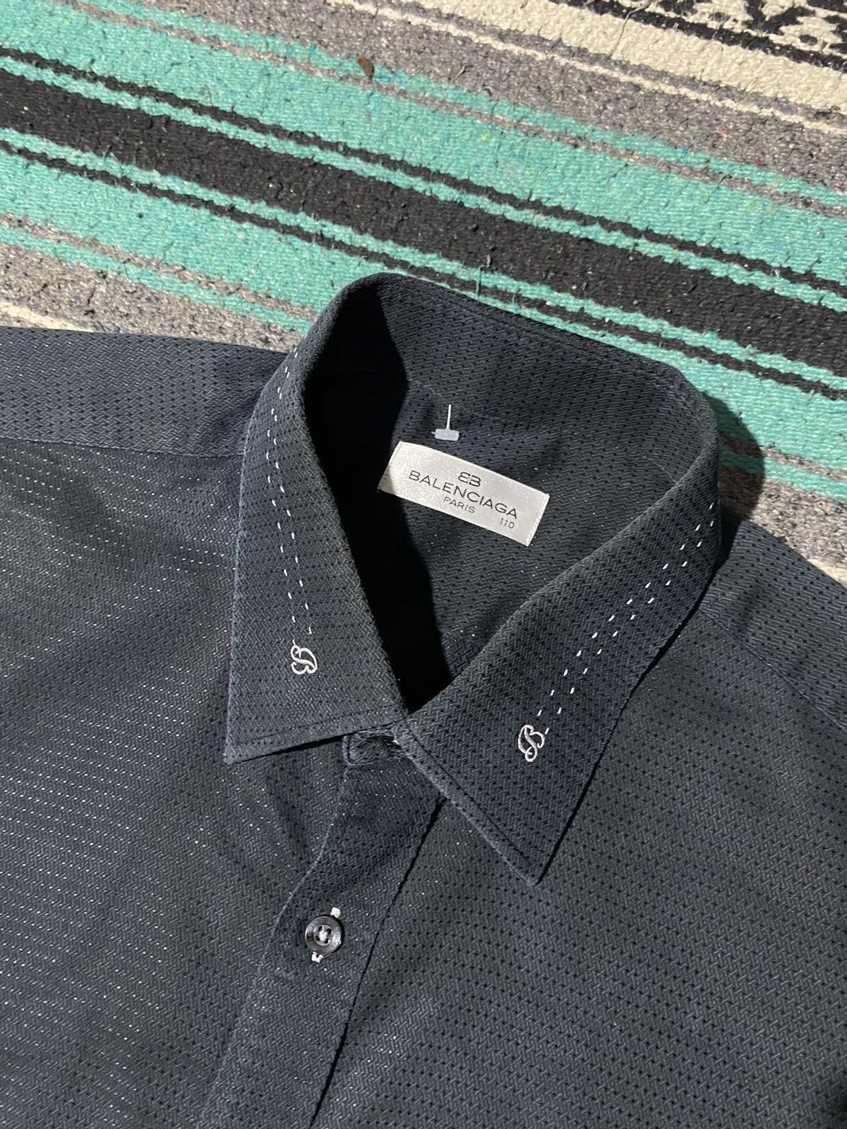 Balenciaga Balenciaga Pattern Button Up Shirt Size US XL / EU 56 / 4 - 3 Thumbnail