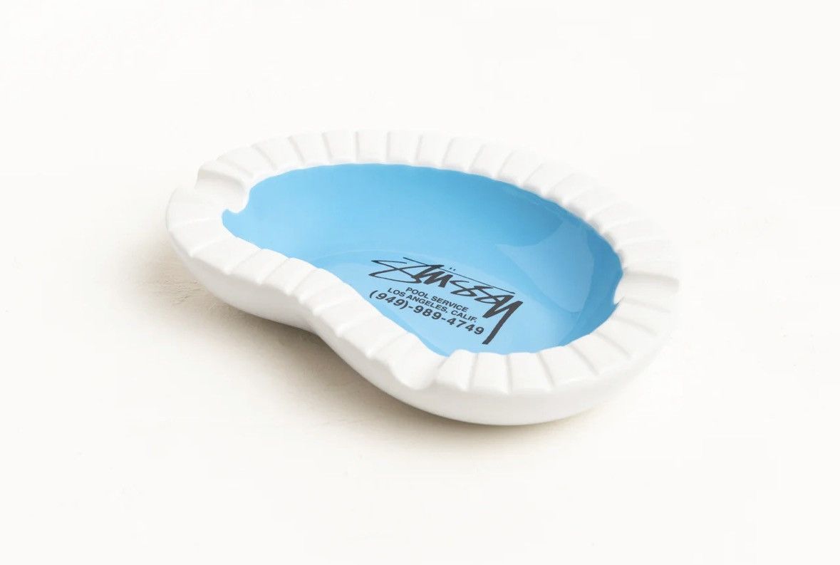Stussy Stussy pool service ashtray hand painted ceramic SS26 | Grailed