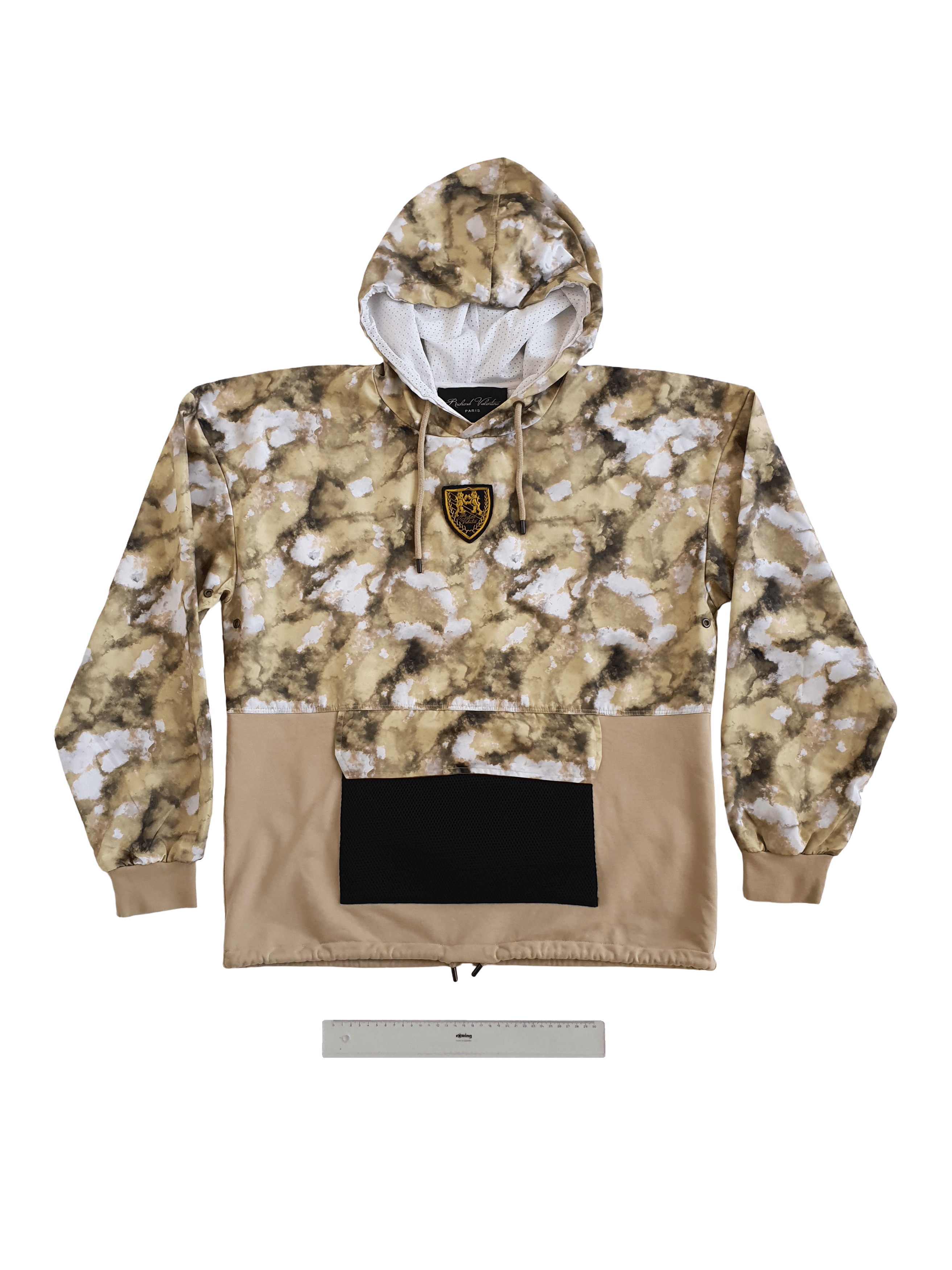Luxe RICHARD VALENTINE - 'ARMY' Tracksuit Top Hoodie Sweatshirt Size US XXL / EU 58 / 5 - 1 Thumbnail