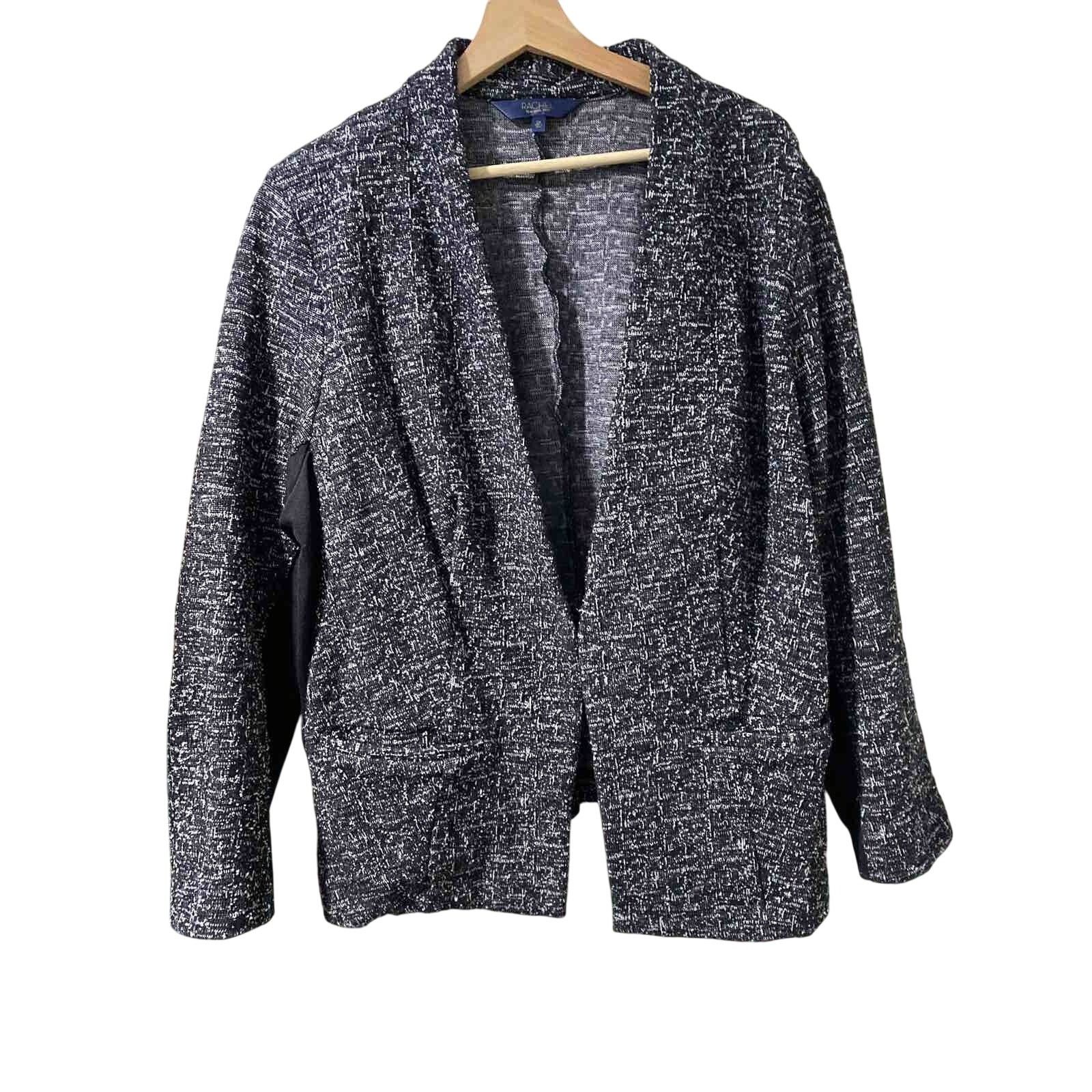 Rachel Zoe Rachel Roy Women Blazer Size 2X Cotton Blend A001597 Size XXL / US 16-18 / IT 52-54 - 2 Thumbnail