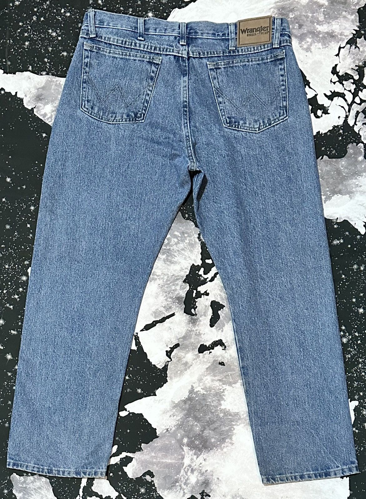 Wrangler Wrangler Rugged Wear Blue Denim Jeans Size US 36 / EU 52 - 1 Thumbnail
