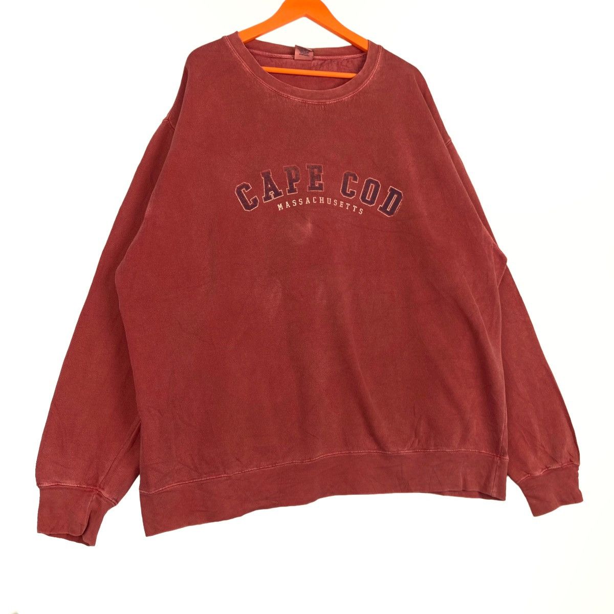 Vintage Vintage Cuffy’s Ocean Wash Graphic Crewneck Sweatshirt Pink Size XL / US 12-14 / IT 48-50 - 3 Thumbnail