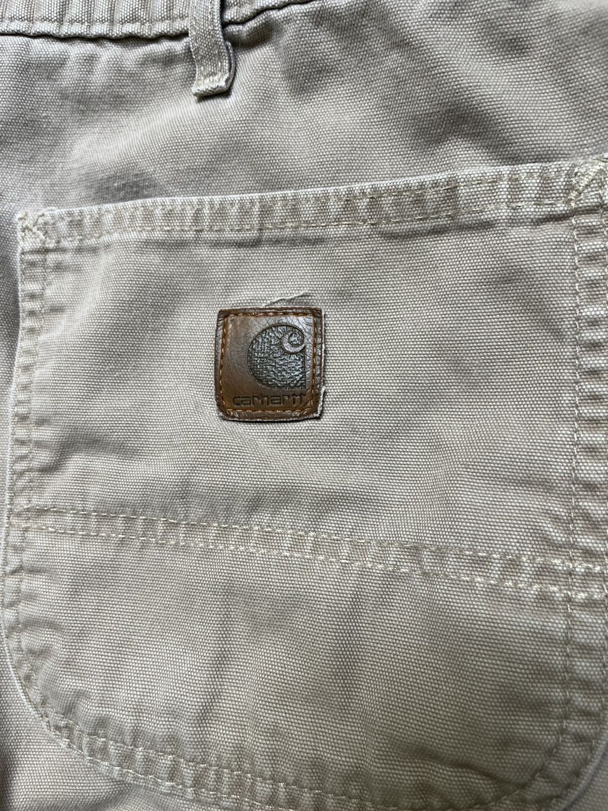 Vintage Vintage Carhartt Dungaree Fit Pants Size: 35x32 tag:36x34 Size US 35 - 3 Thumbnail