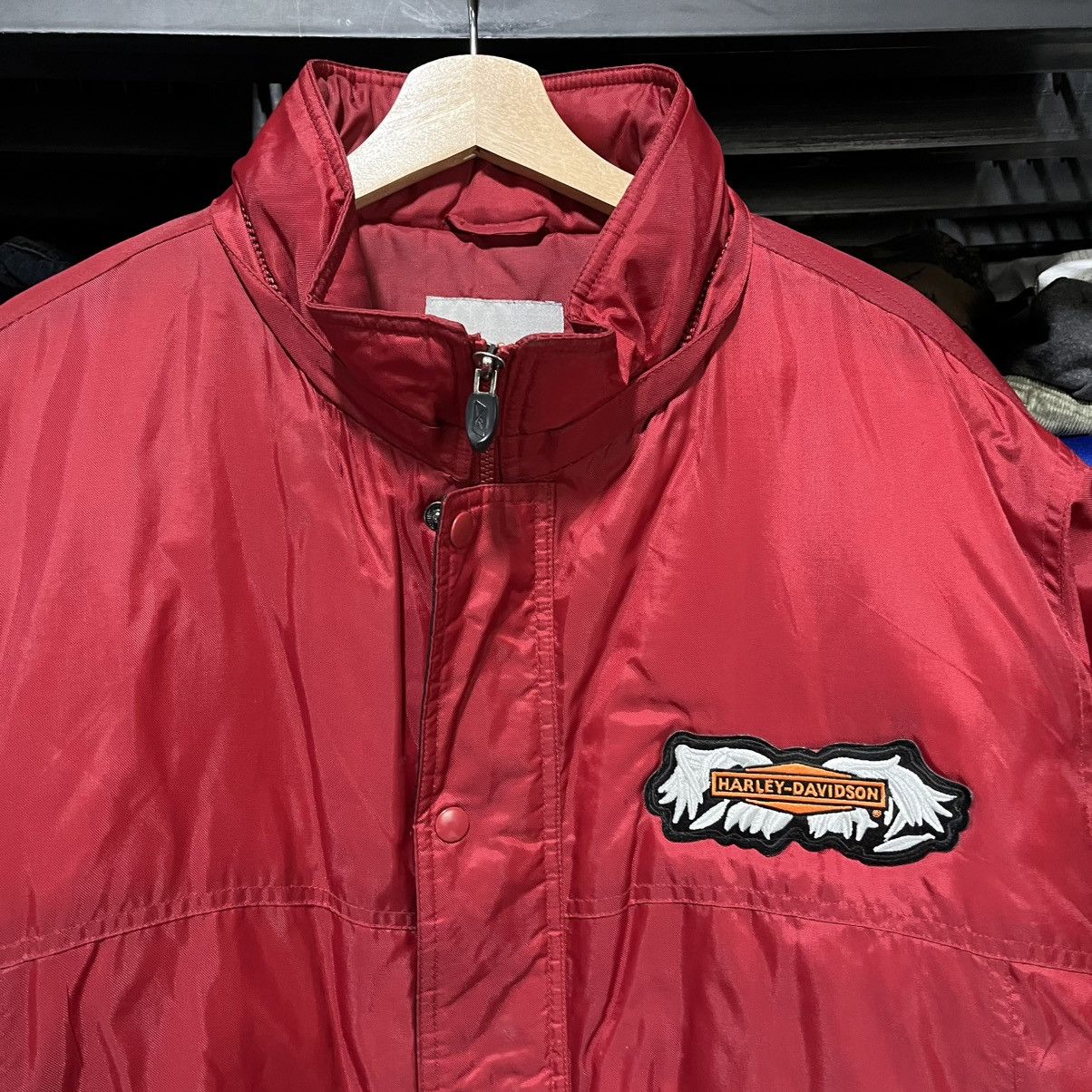 Harley Davidson VINTAGE HARLEY DAVIDSON REEBOK EMBROIDERED PUFFER JACKET Size US L / EU 52-54 / 3 - 4 Thumbnail
