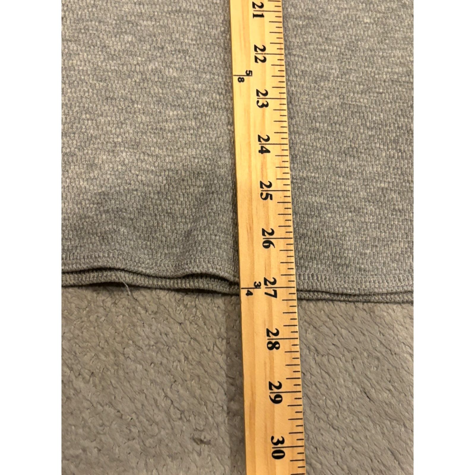 Gap VINTAGE GAP Thermal Shirt Mens 2XL Gray Long Sleeve Knit Pullover Athletic Fit Size US XXL / EU 58 / 5 - 4 Thumbnail
