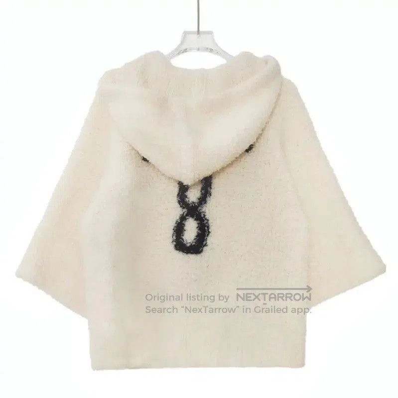 Dior Dior Wool Blend Women's Cardigan in White . Size M / US 6-8 / IT 42-44 - 2 Thumbnail