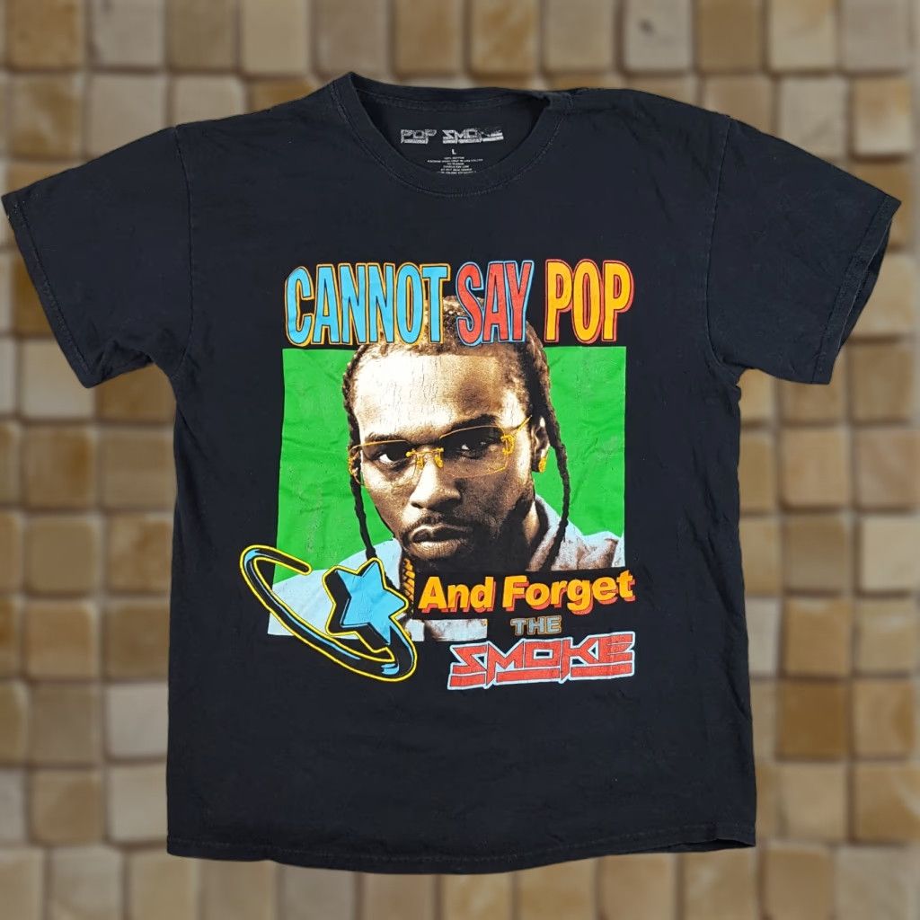 Etro VINTAGE Pop Smoke Retro Rap Tee Men's M Black T-Shirt Hip Hop RIP Rapper 90s 00s Vintage Gallery Size US M / EU 48-50 / 2 - 1 Thumbnail