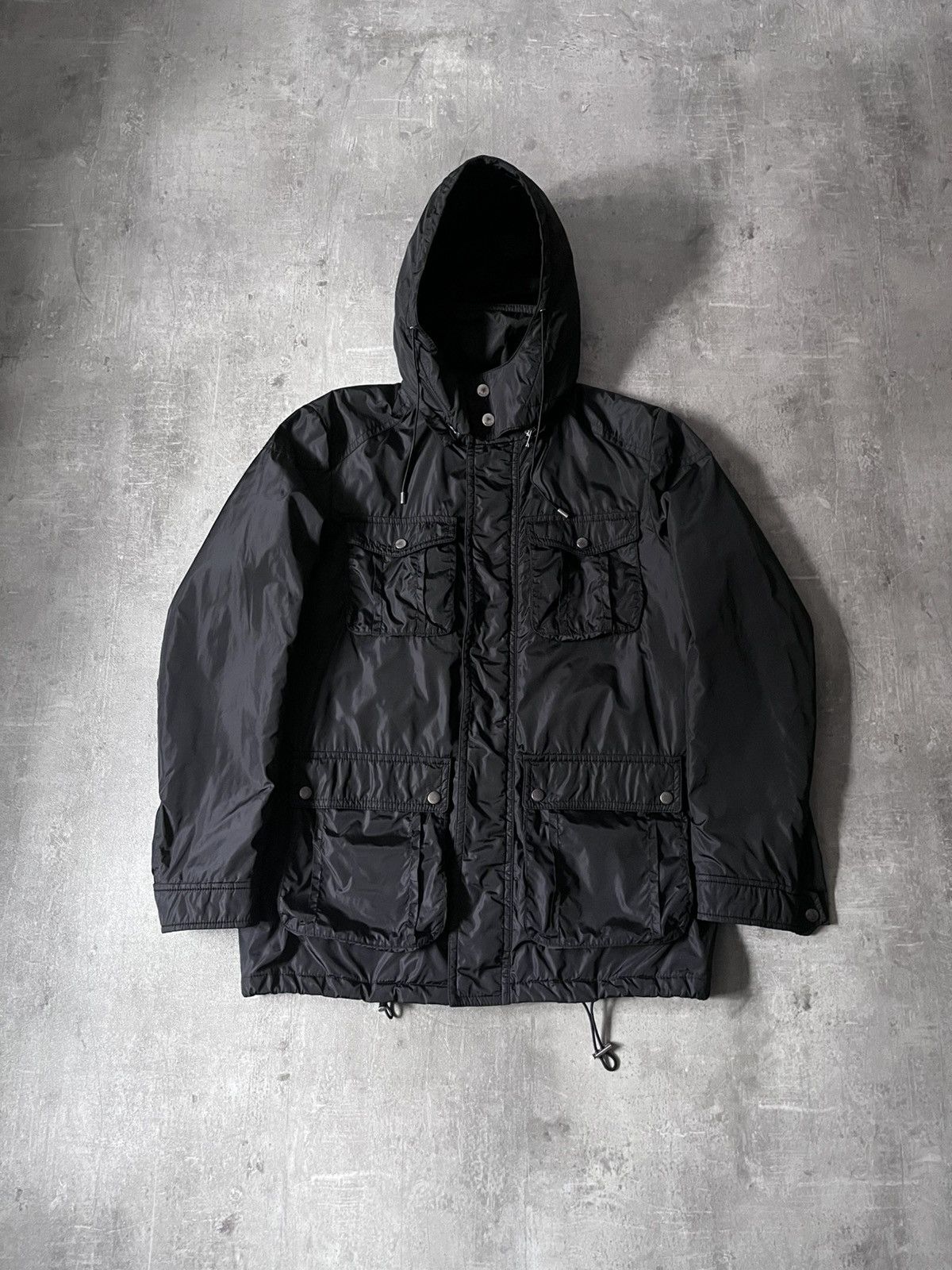 Gucci Gucci black technical windbreaker nylon jacket Size US M / EU 48-50 / 2 - 1 Thumbnail