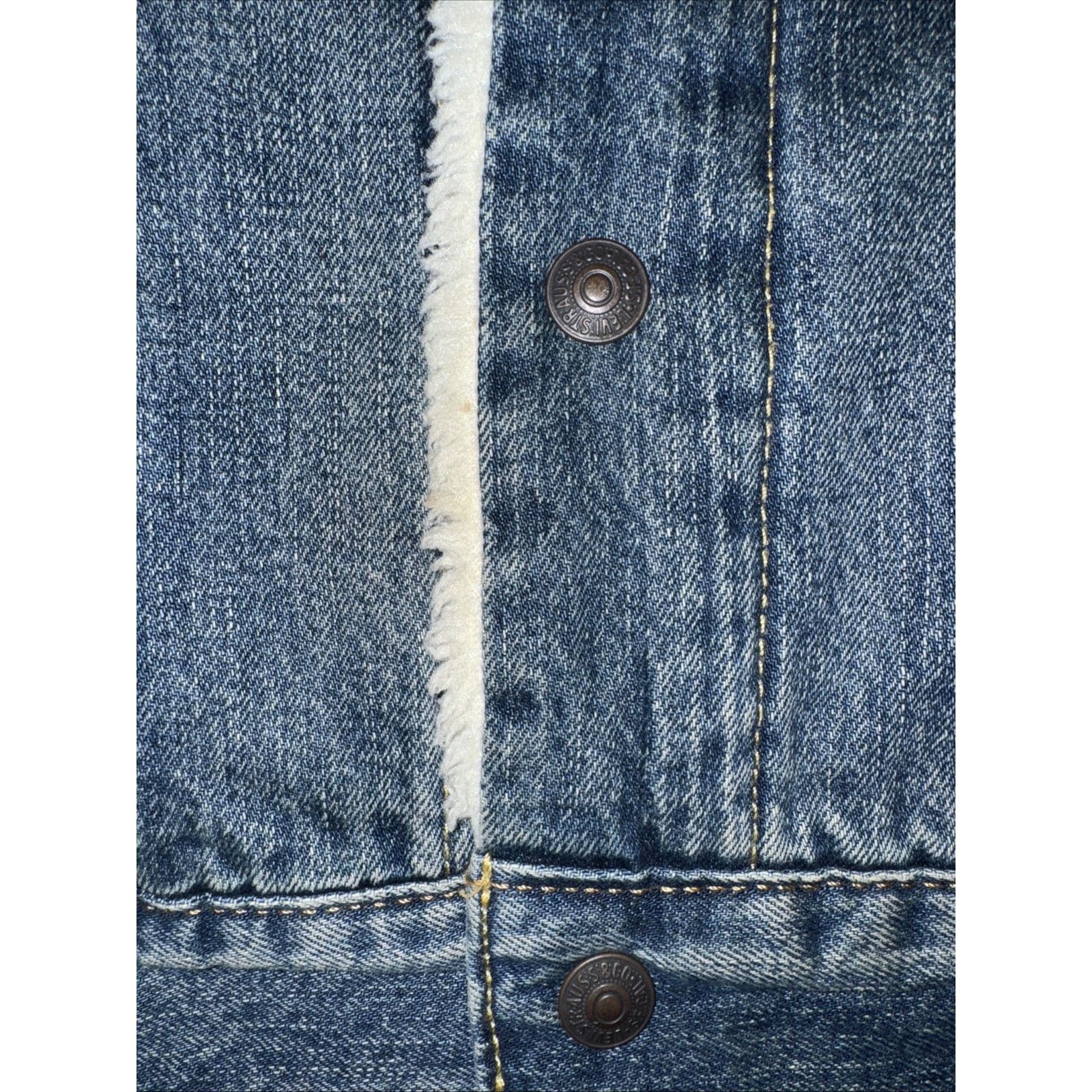 Levi's Levi’s Denim Sherpa Jacket Blue Medium 22x26 Size US M / EU 48-50 / 2 - 2 Thumbnail