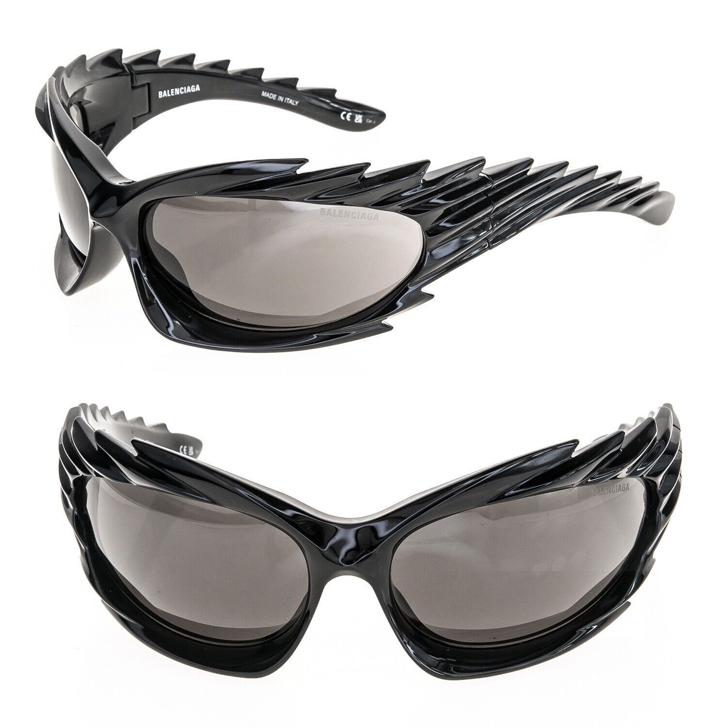 image of Balenciaga Adidas 0255 Black 001 Fashion Spike Mask Bb0255S, Women's