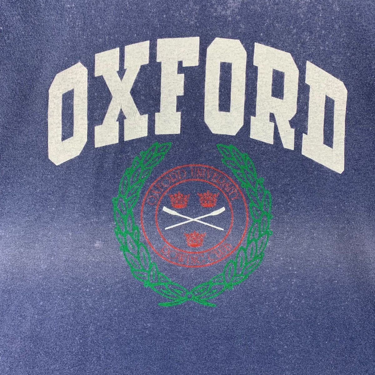 Vintage Vintage OXFORD UNIVERSITY big logo printed tees Size US M / EU 48-50 / 2 - 9 Thumbnail