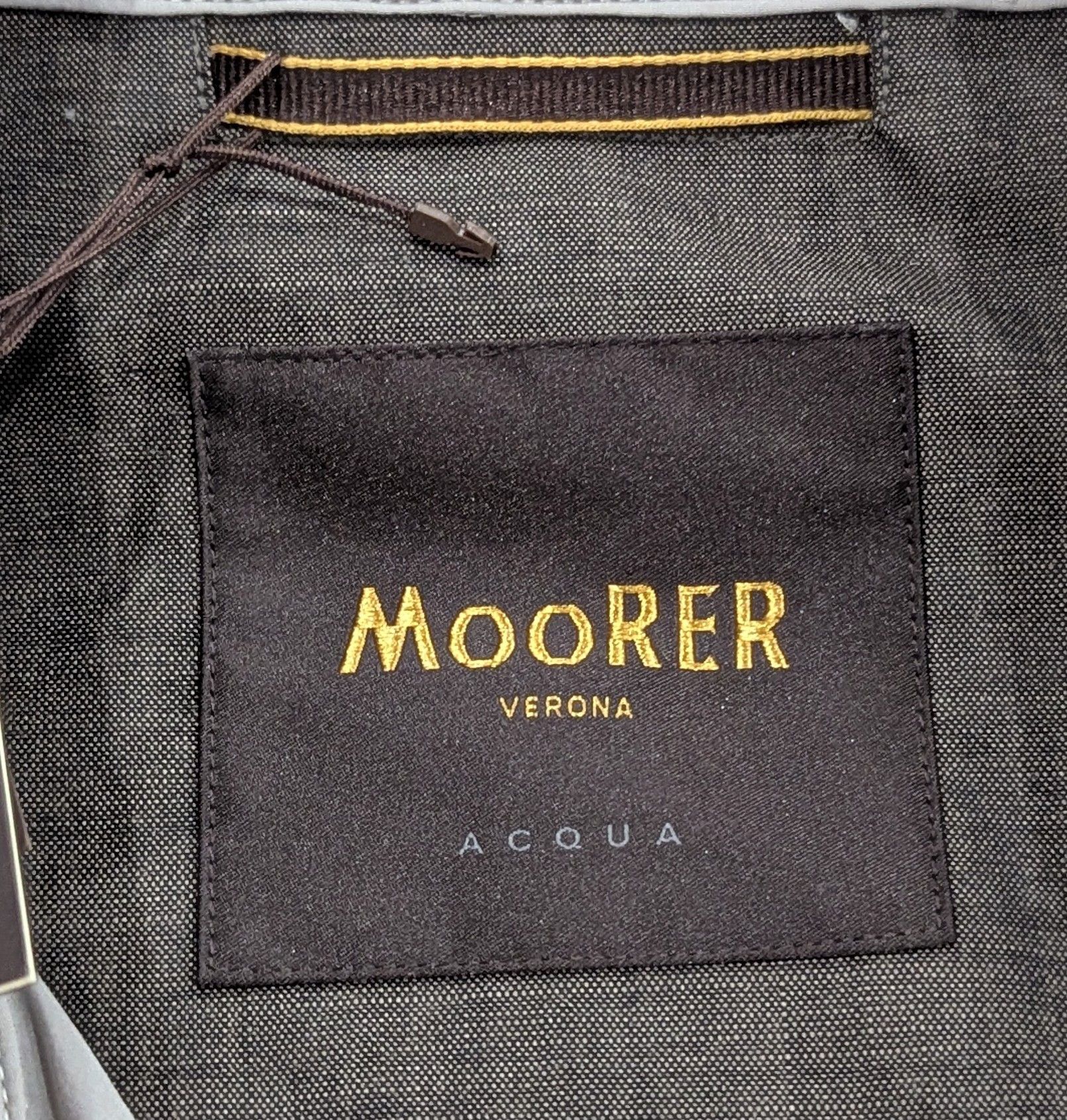 MooRER MOORER Banded Collar Bomber Jacket Ice Gray 52 US 42 Size US L / EU 52-54 / 3 - 9 Thumbnail